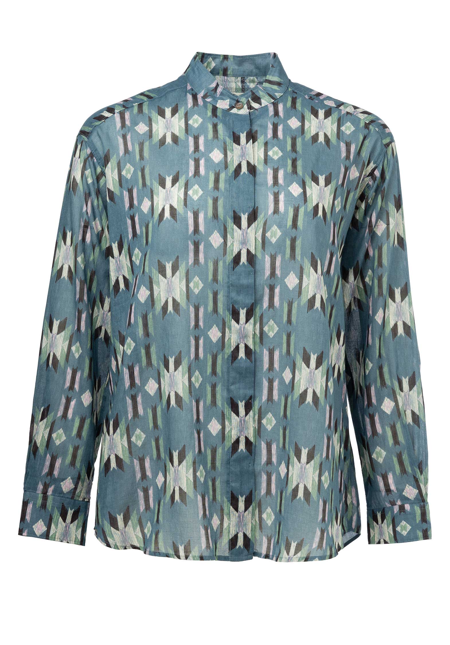 Blouse Camu Baca623 04-Blue | Color: 04 BLUE | Size: 0-XS Refurbished - N/A (I could not find a well-known brand with this name refurbished available on Cerqular