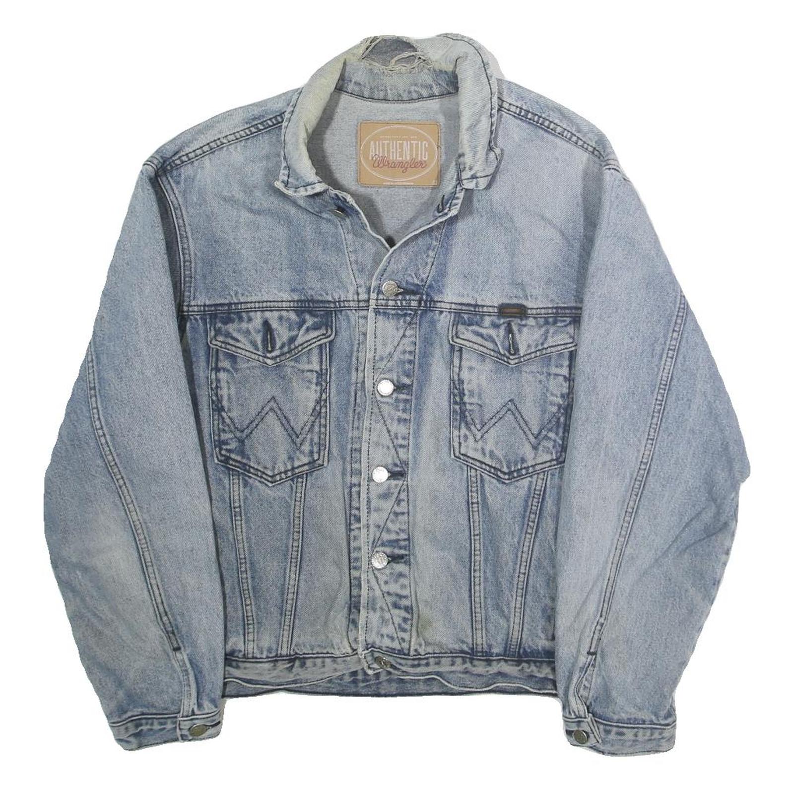 Buy WRANGLER Womens Blue Denim Button Jacket L Cotton Classic Comfortable Casual Refurbished - $44.19 WRANGLER Womens Blue Denim Button Jacket L Cotton Classic Comfortable Casual Refurbished - N/A refurbished available on Cerqular