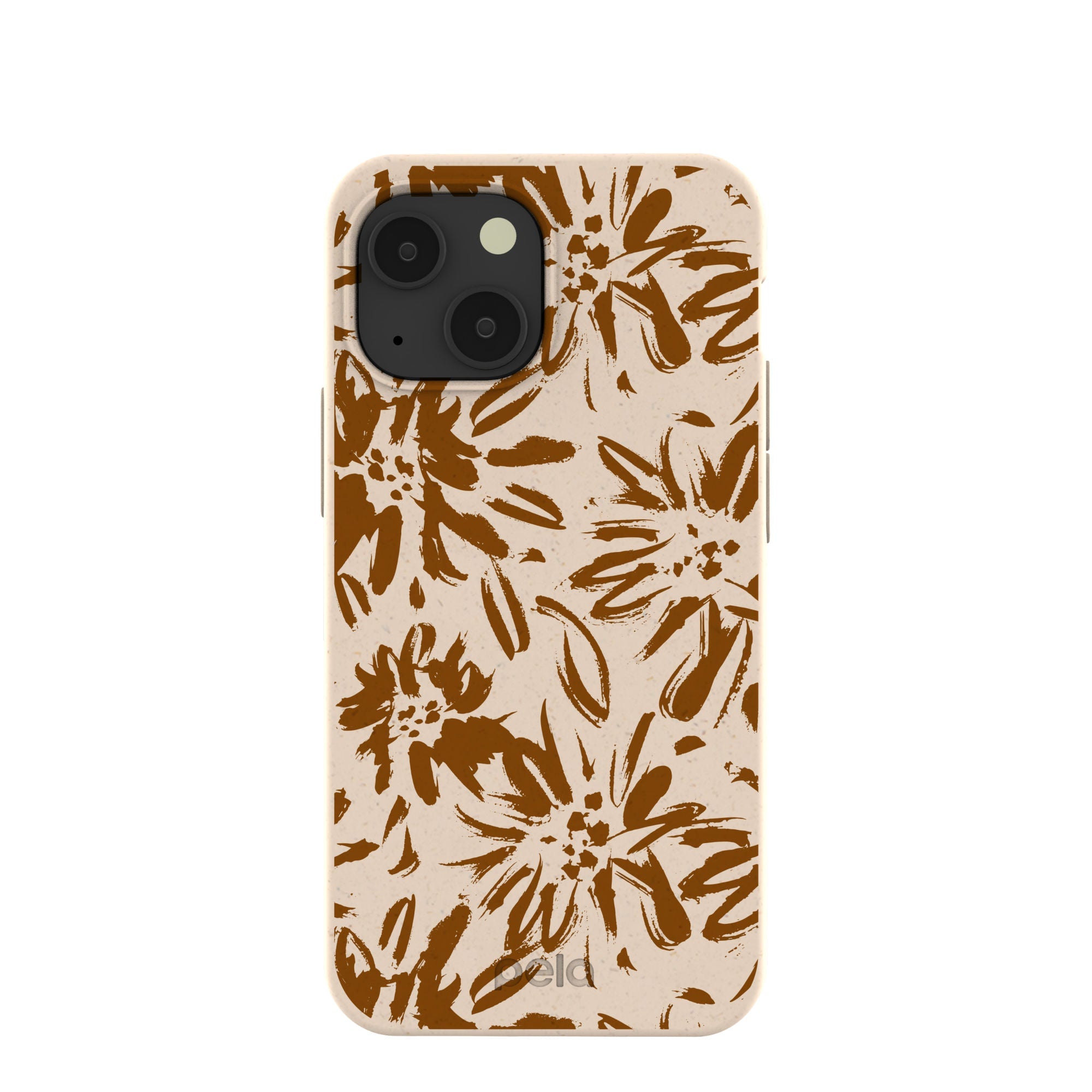 Seashell Petal Burst iPhone 13 Mini Case Refurbished - Pela Case refurbished available on Cerqular