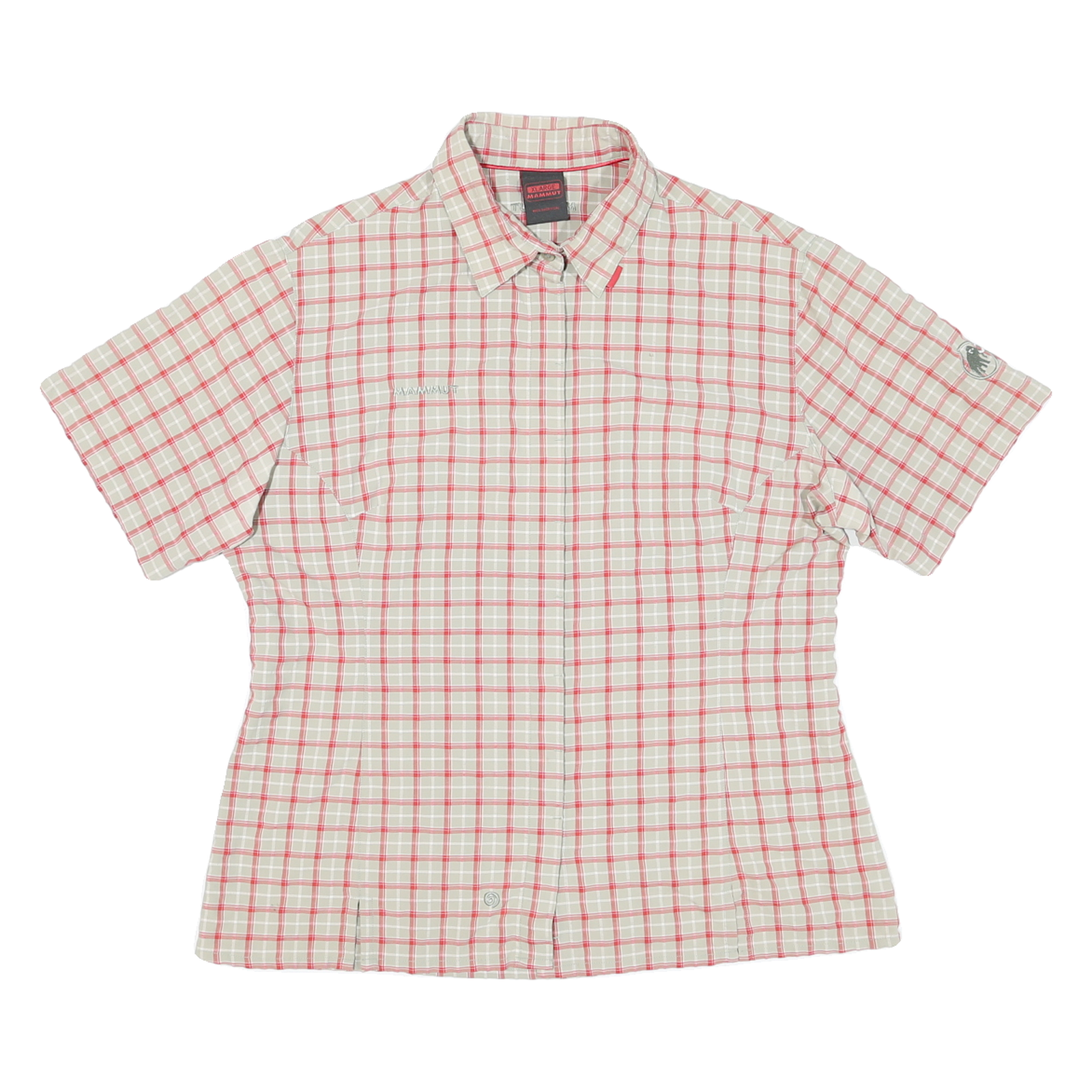 Buy MAMMUT Womens Beige & Pink Check Shirt XL Lightweight Outdoor Performance Refurbished - $36.39 MAMMUT Womens Beige & Pink Check Shirt XL Lightweight Outdoor Performance Refurbished - N/A refurbished available on Cerqular