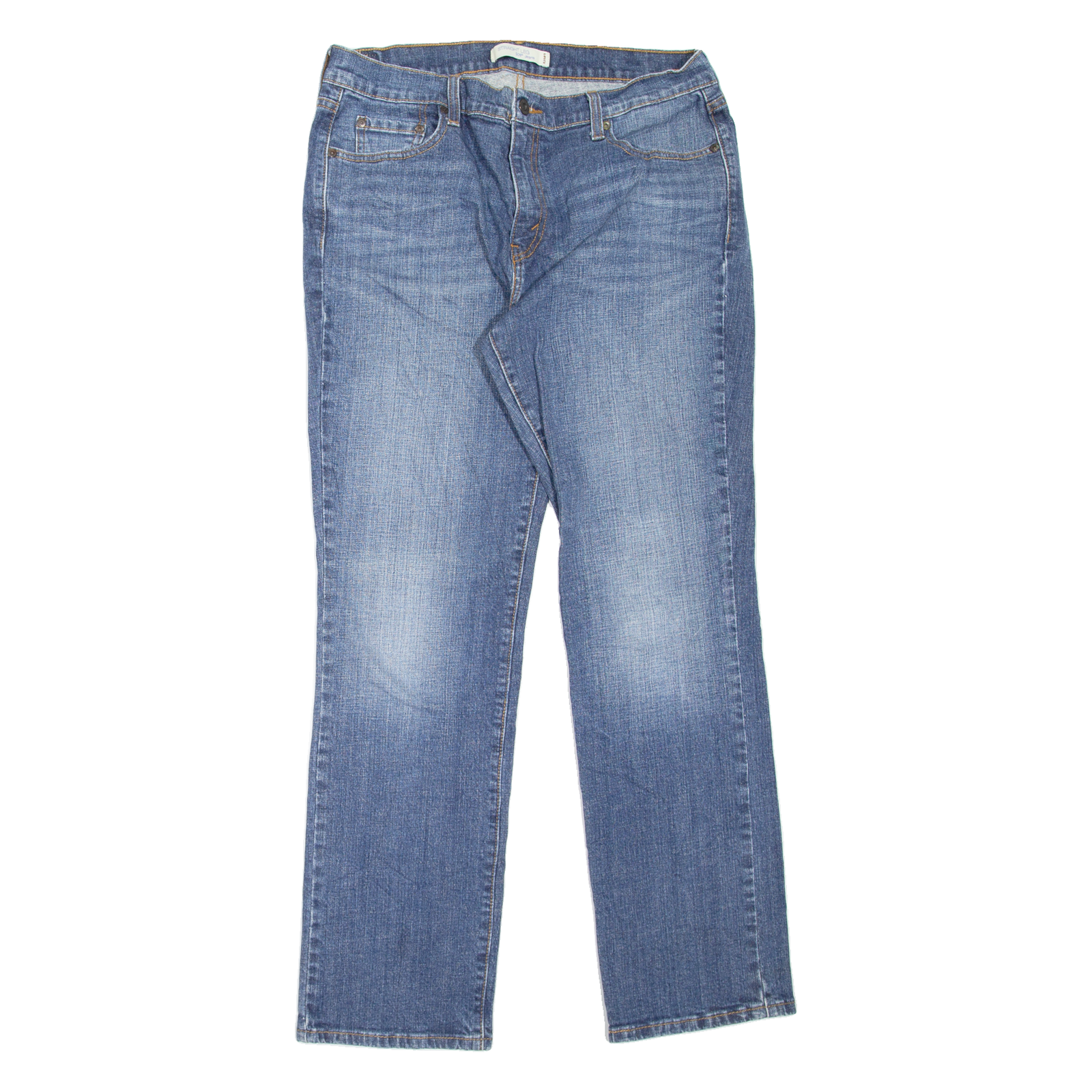 LEVI'S 505 Womens Jeans Blue Regular Straight Stone Wash W32 L30 Refurbished - N/A refurbished available on Cerqular