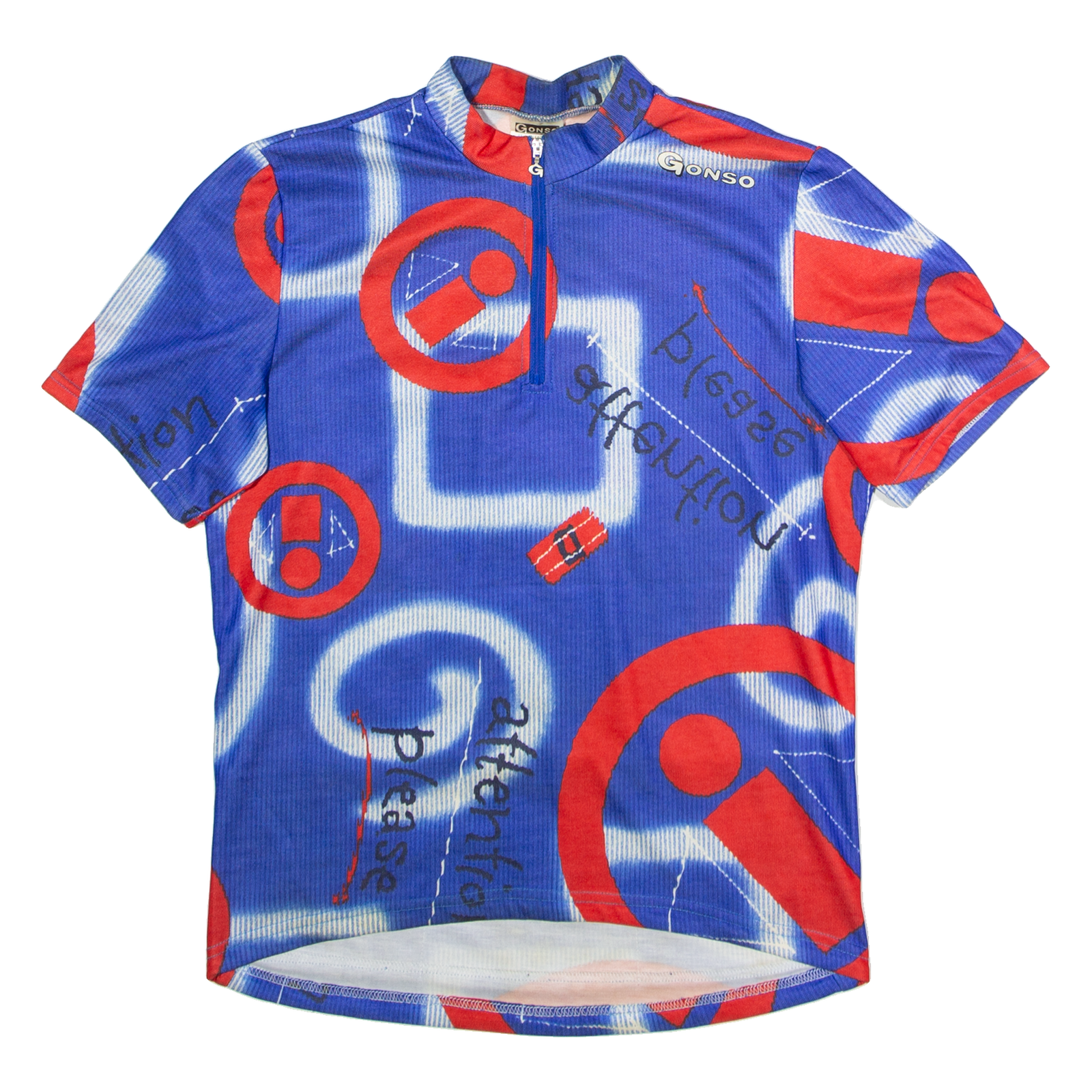 GONSO Cycling Mens Jersey Blue 1/4 Zip M Refurbished - N/A refurbished available on Cerqular