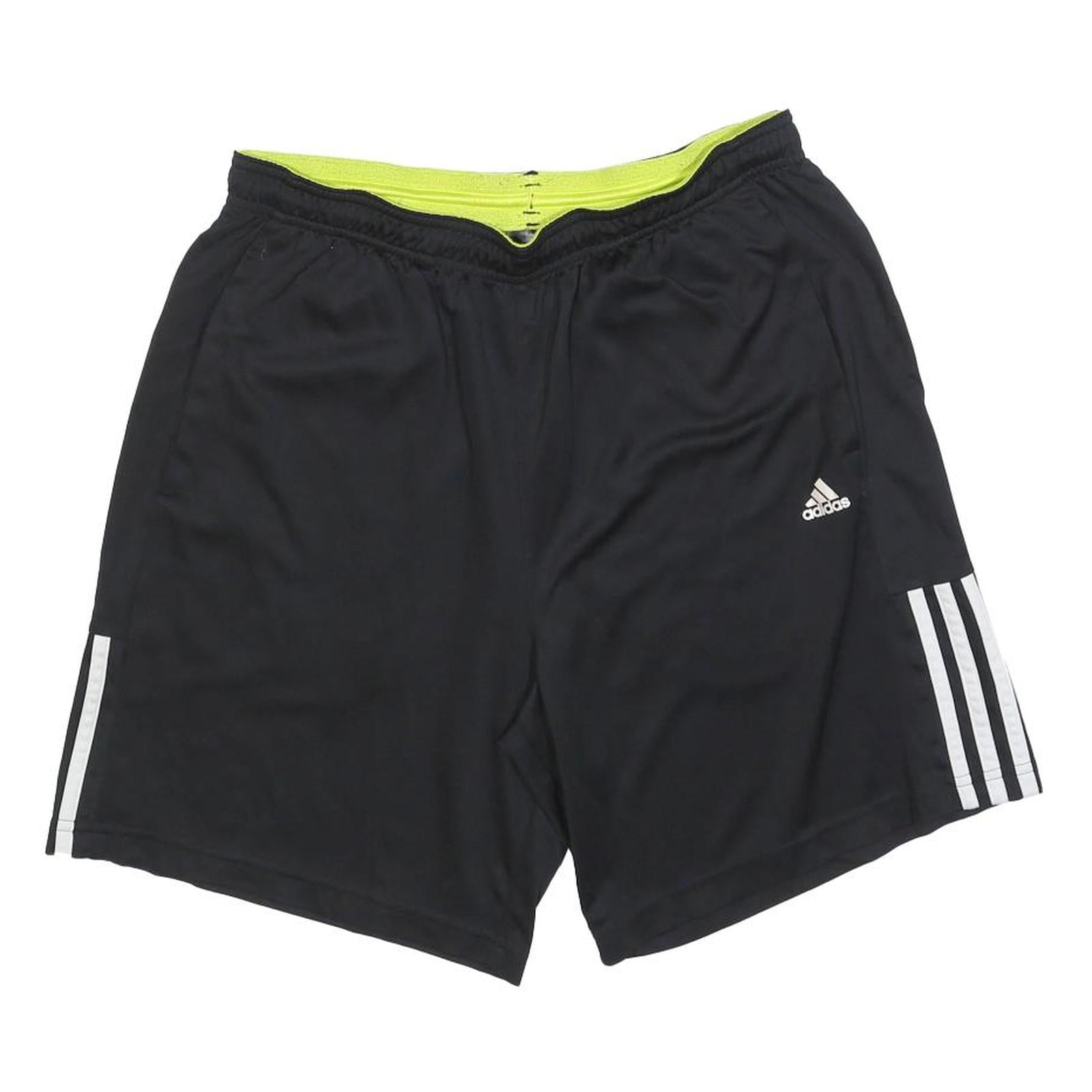 ADIDAS Mens Black Sports Shorts L W30 Climacool Polyester Casual Gym Workout Refurbished - N/A refurbished available on Cerqular