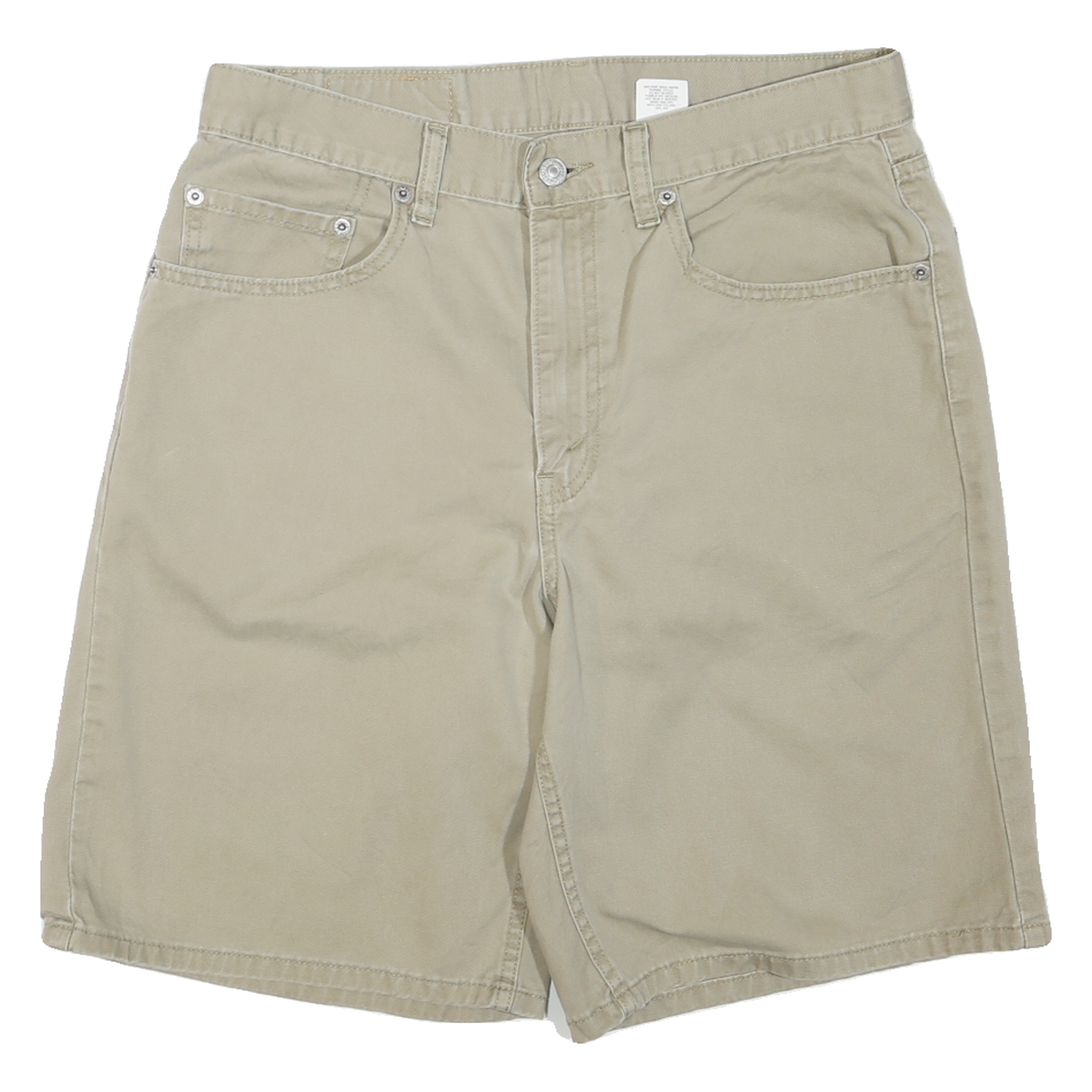 LEVI'S Mens Shorts Beige Casual M W33 Cotton Blend Classic Fit Pocketed Refurbished - N/A refurbished available on Cerqular
