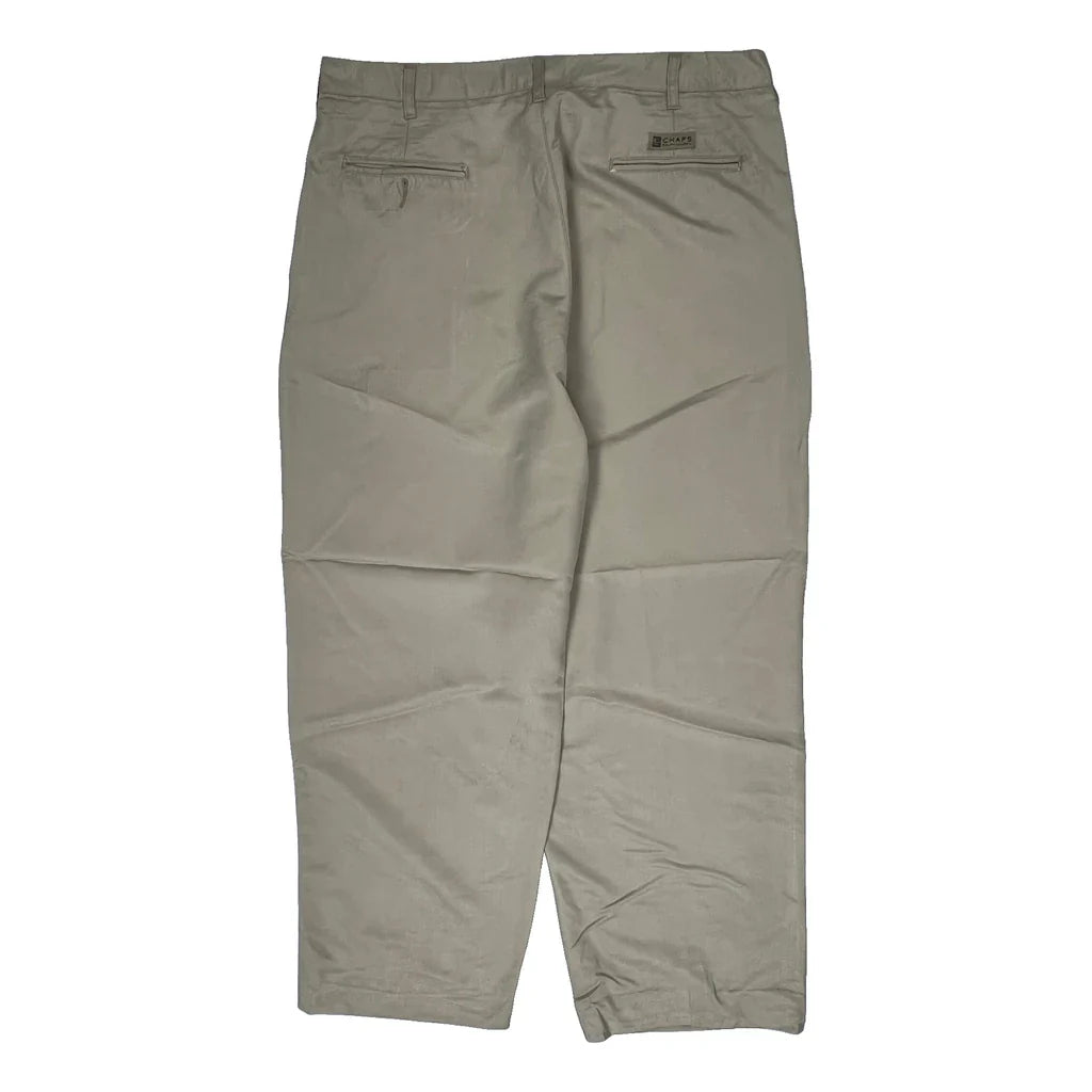 Chaps Ralph Lauren Chinos - 36W 28L Beige Cotton Refurbished - Thrifted (note: this is a term often used to describe second- refurbished available on Cerqular
