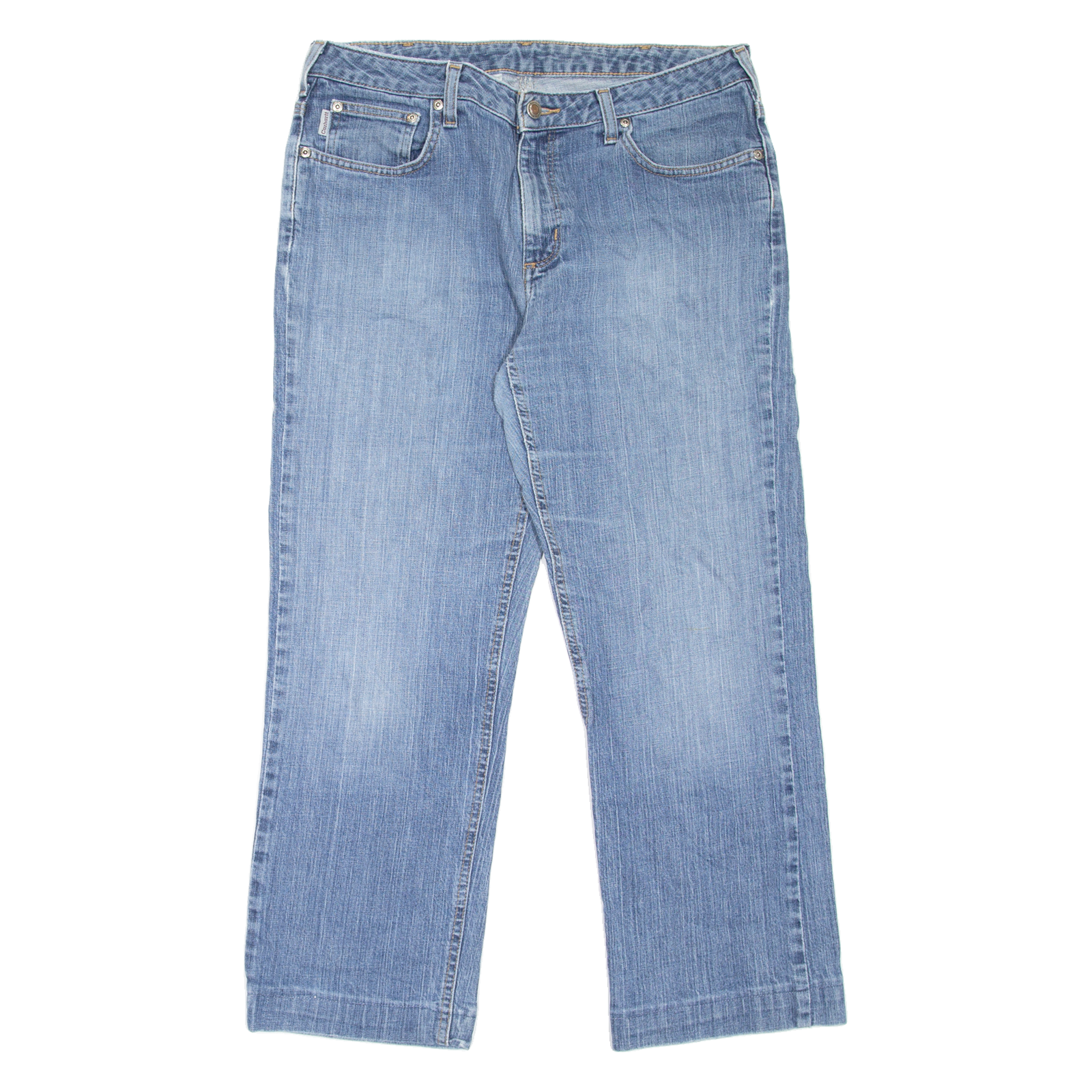 CARHARTT Workwear Mens Jeans Blue Regular Straight Stone Wash W32 L27 Refurbished - N/A refurbished available on Cerqular