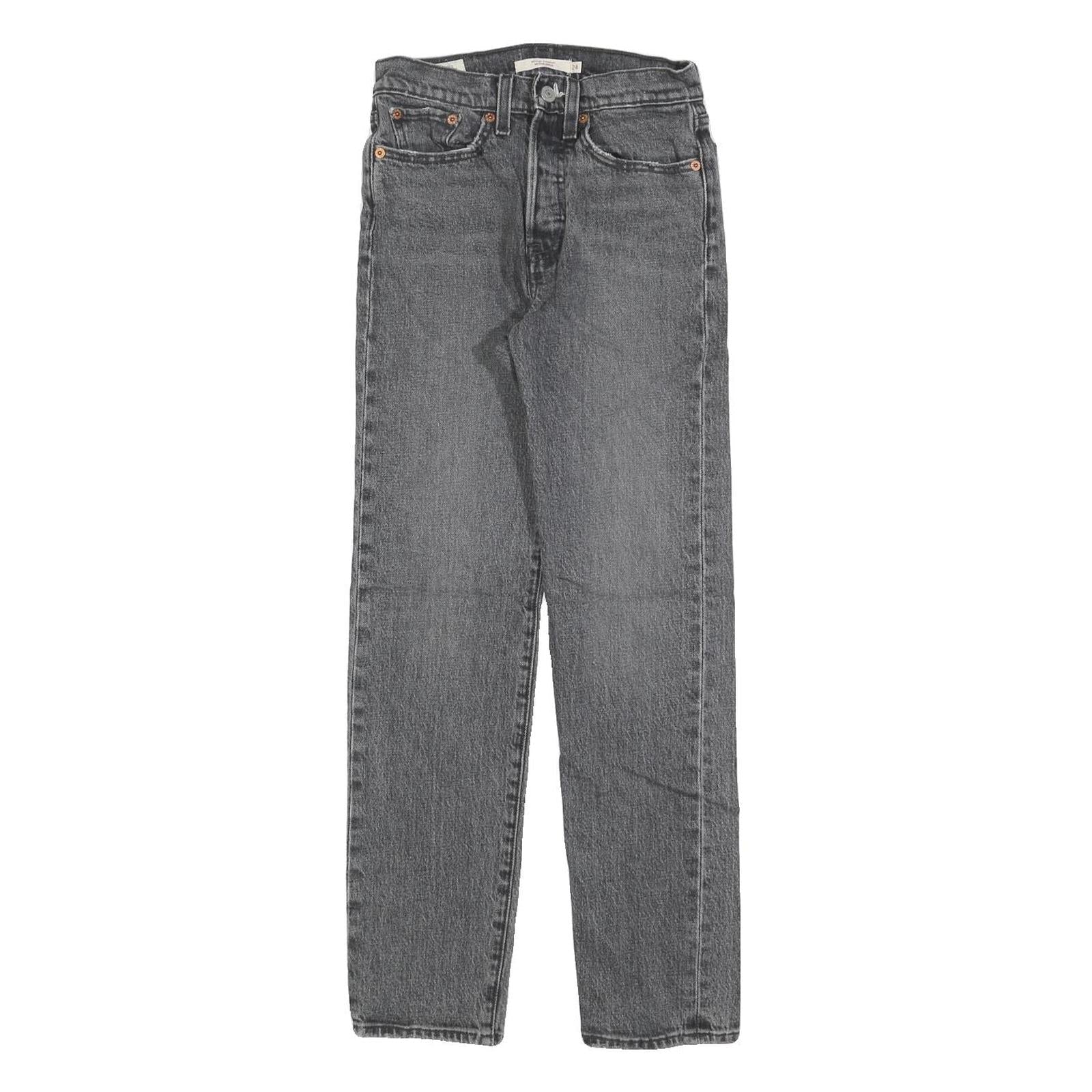 LEVI'S Womens Regular Blue Denim Light Jeans W24 L28 Classic Button Fly Refurbished - N/A refurbished available on Cerqular