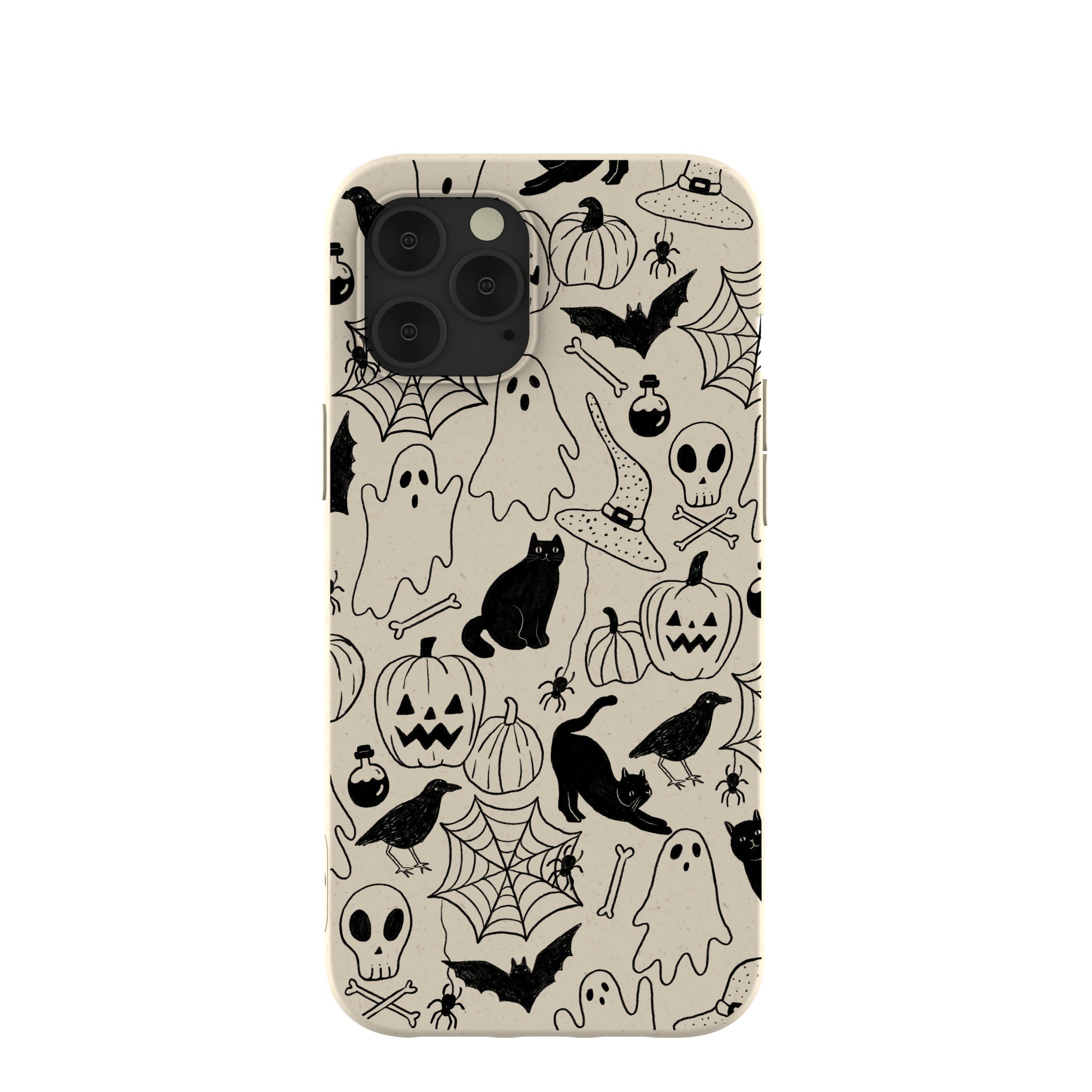London Fog Sketchy Spirits iPhone 12 Pro Max Case Refurbished - Pela Case refurbished available on Cerqular