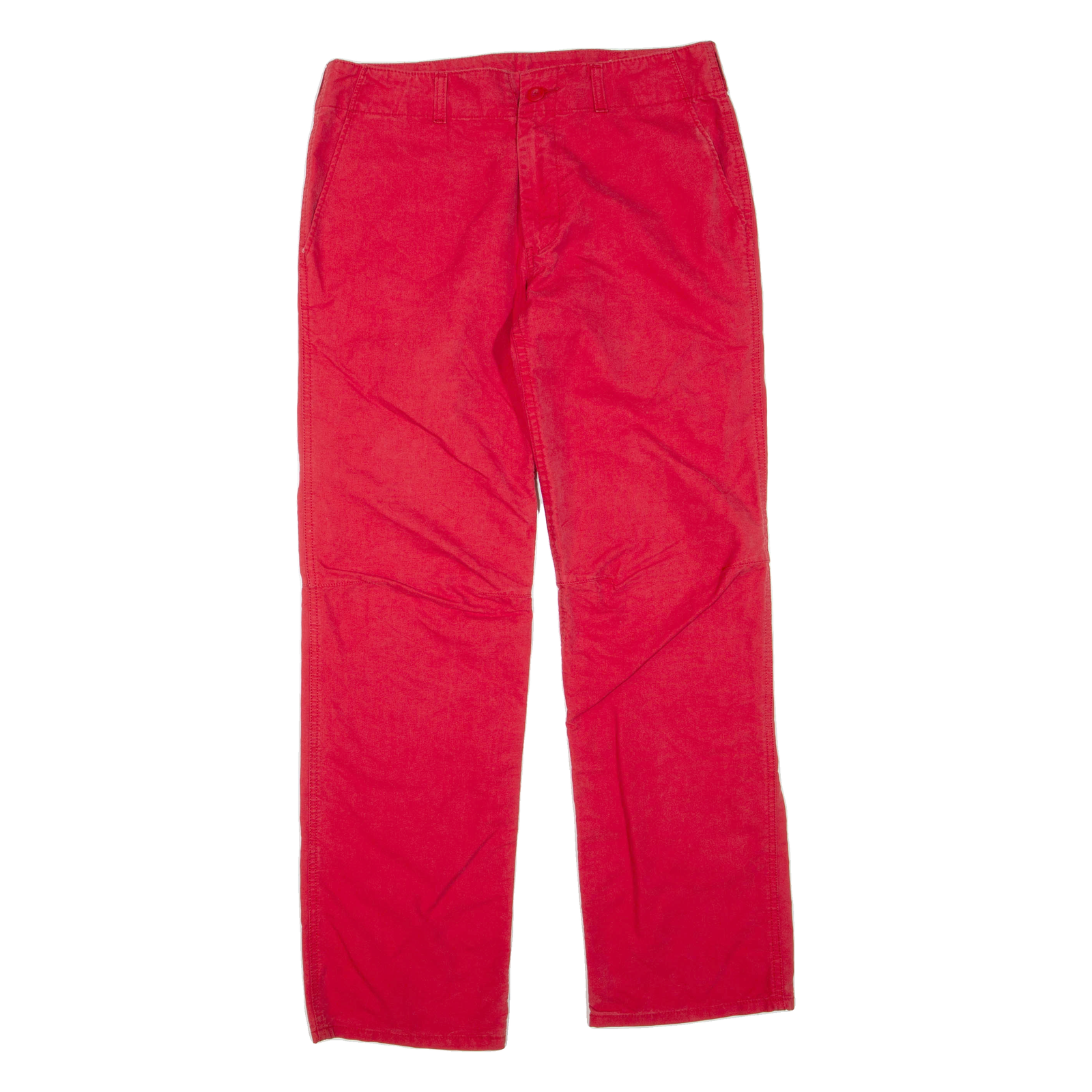 CARHARTT Womens Trousers Red Regular Straight W30 L32 Refurbished - N/A refurbished available on Cerqular