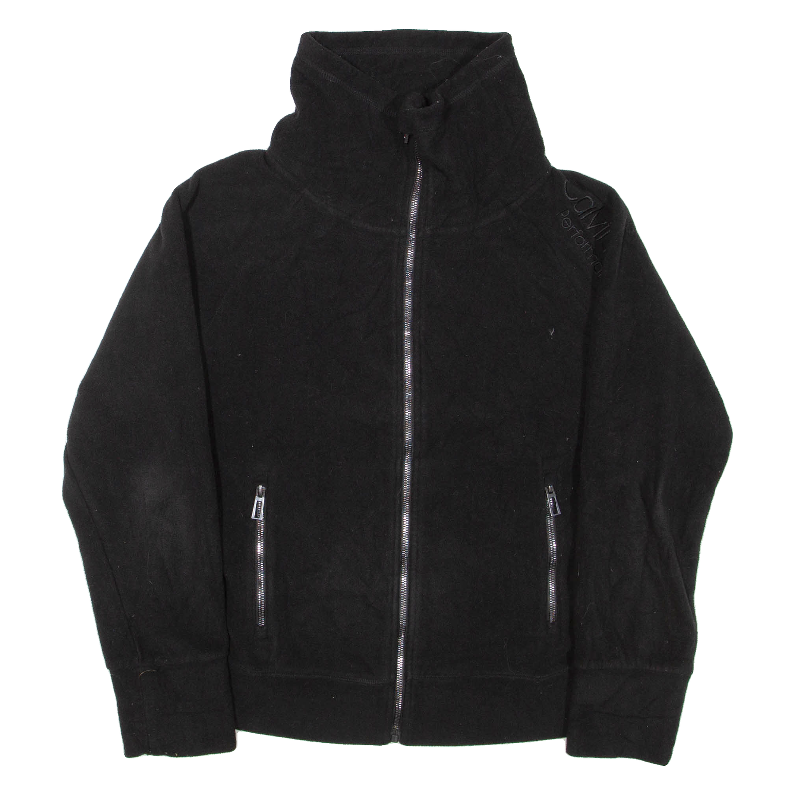 CALVIN KLEIN Womens Fleece Jacket Black L Refurbished - N/A refurbished available on Cerqular