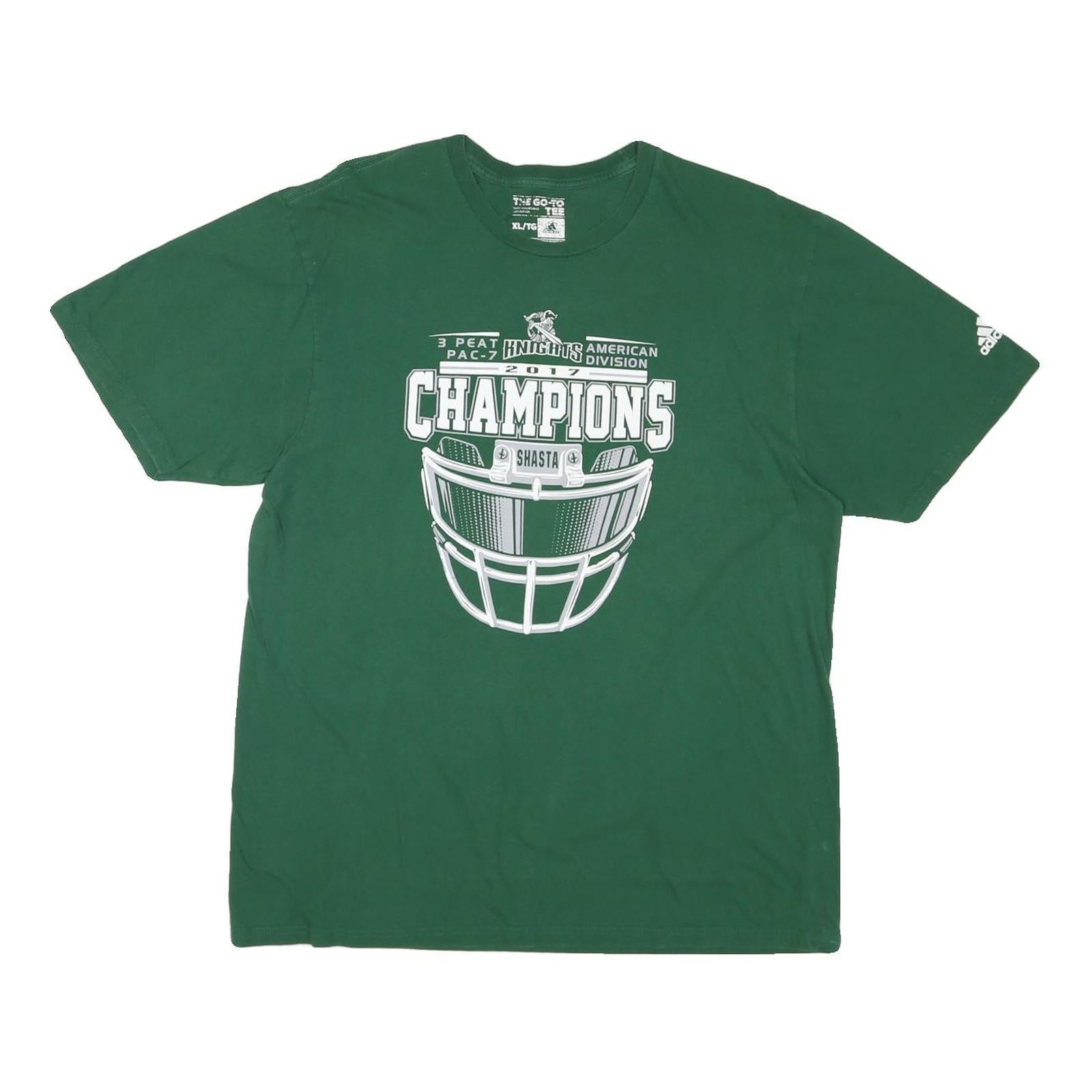 Buy ADIDAS Mens Green 2017 Champions Graphic T-Shirt XL Short Sleeve Crew Neck Refurbished - $23.39 ADIDAS Mens Green 2017 Champions Graphic T-Shirt XL Short Sleeve Crew Neck Refurbished - N/A refurbished available on Cerqular