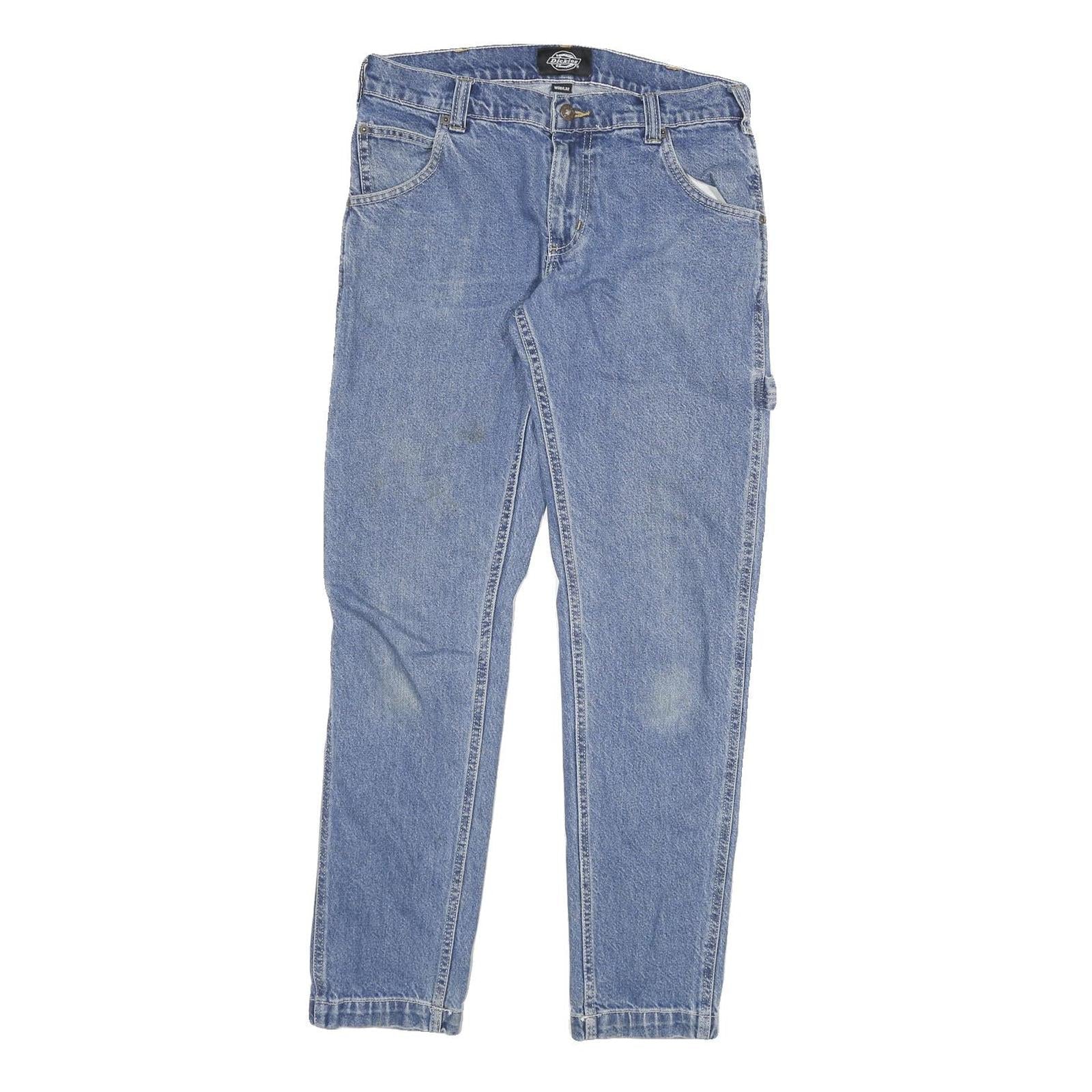 DICKIES Womens Jeans Blue Slim Straight Denim Medium W30 L29 Workwear Casual Refurbished - N/A refurbished available on Cerqular