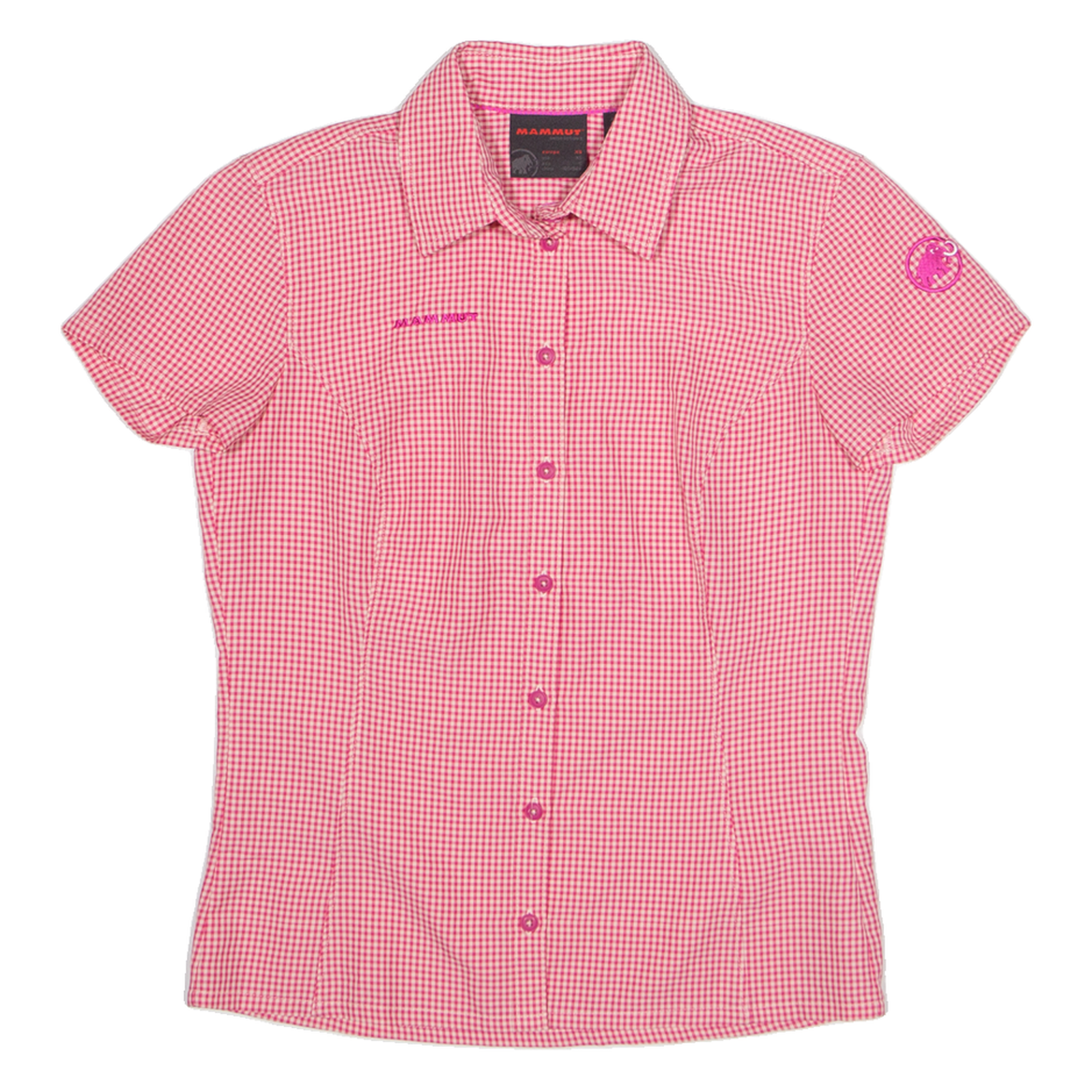 MAMMUT Utility Womens Shirt Pink Check XS Refurbished - N/A refurbished available on Cerqular