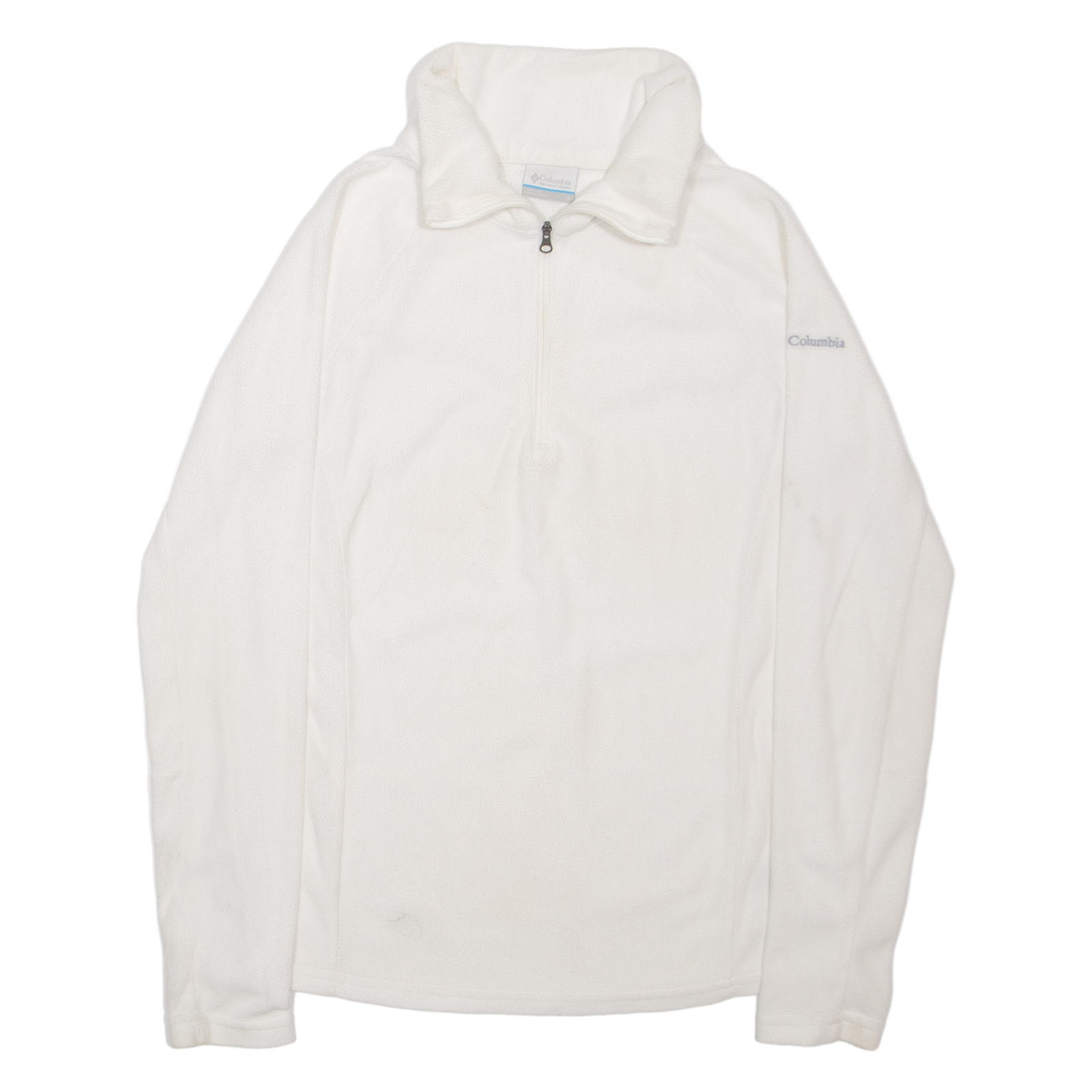 COLUMBIA Womens Fleece White 1/4 Zip S Refurbished - N/A refurbished available on Cerqular
