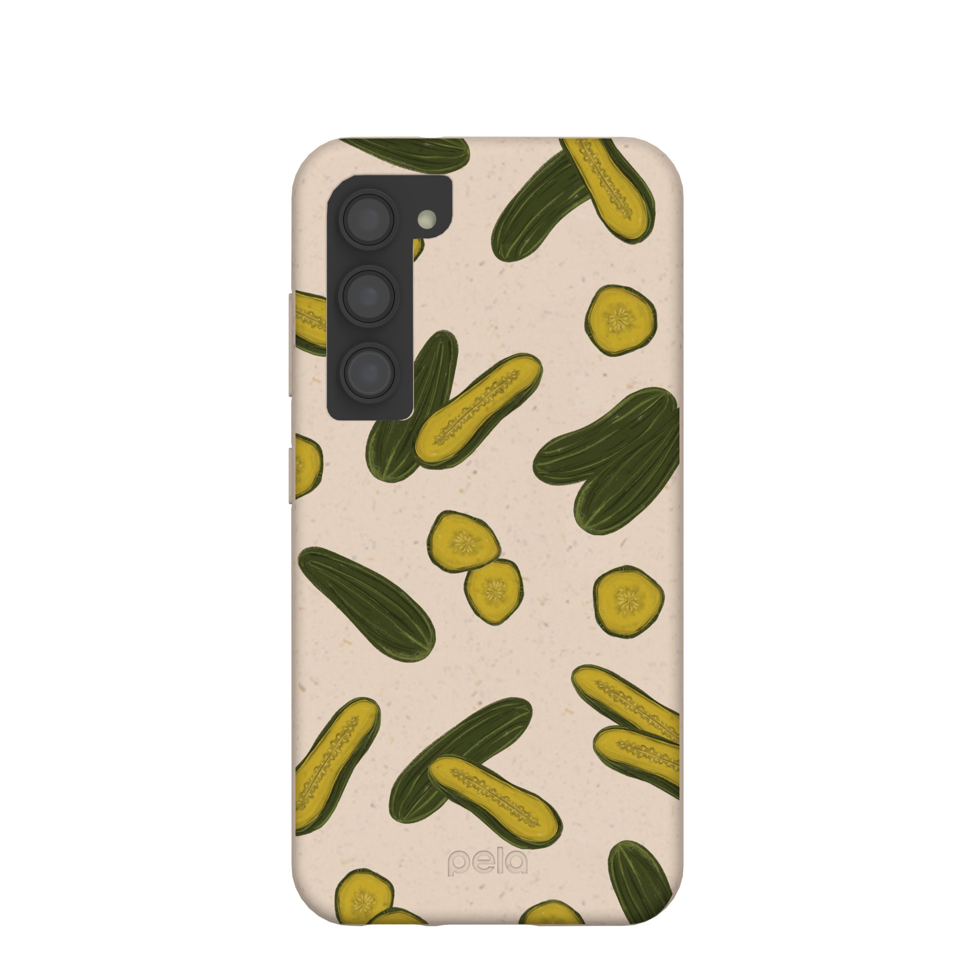 Seashell In a Pickle Samsung Galaxy S23 Case Refurbished - Pela Case refurbished available on Cerqular