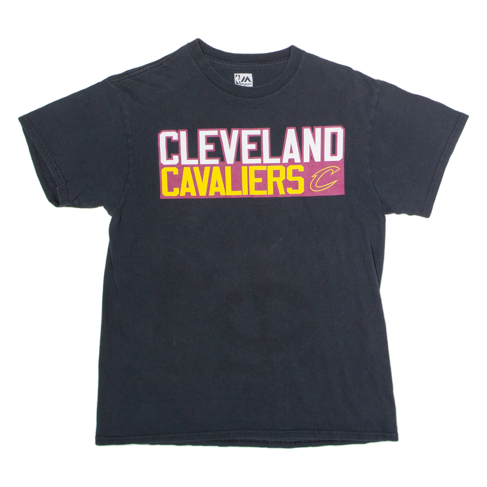 MAJESTIC Cleveland Cavaliers #5 Smith Mens T-Shirt Black USA Crew Neck M Refurbished - N/A refurbished available on Cerqular