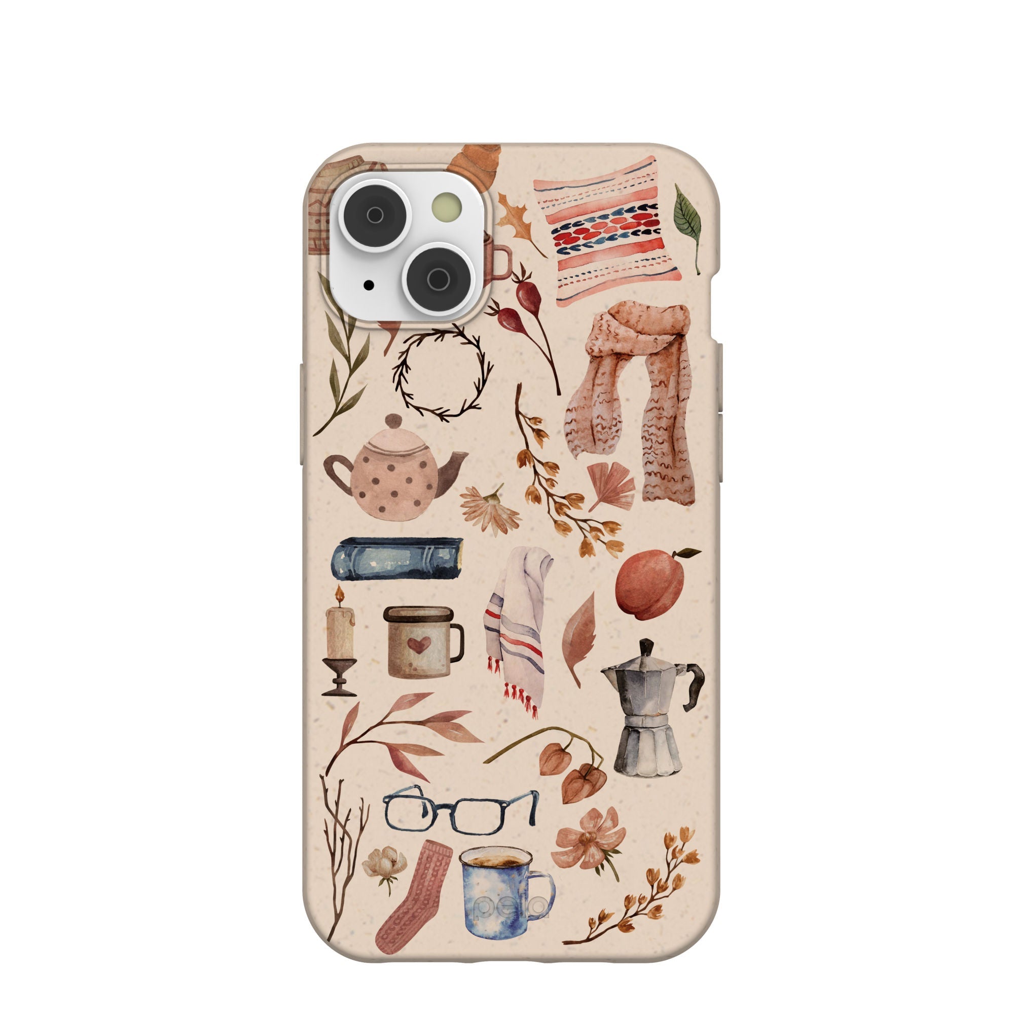 Seashell Creature Comforts iPhone 14 Plus Case Refurbished - Pela Case refurbished available on Cerqular