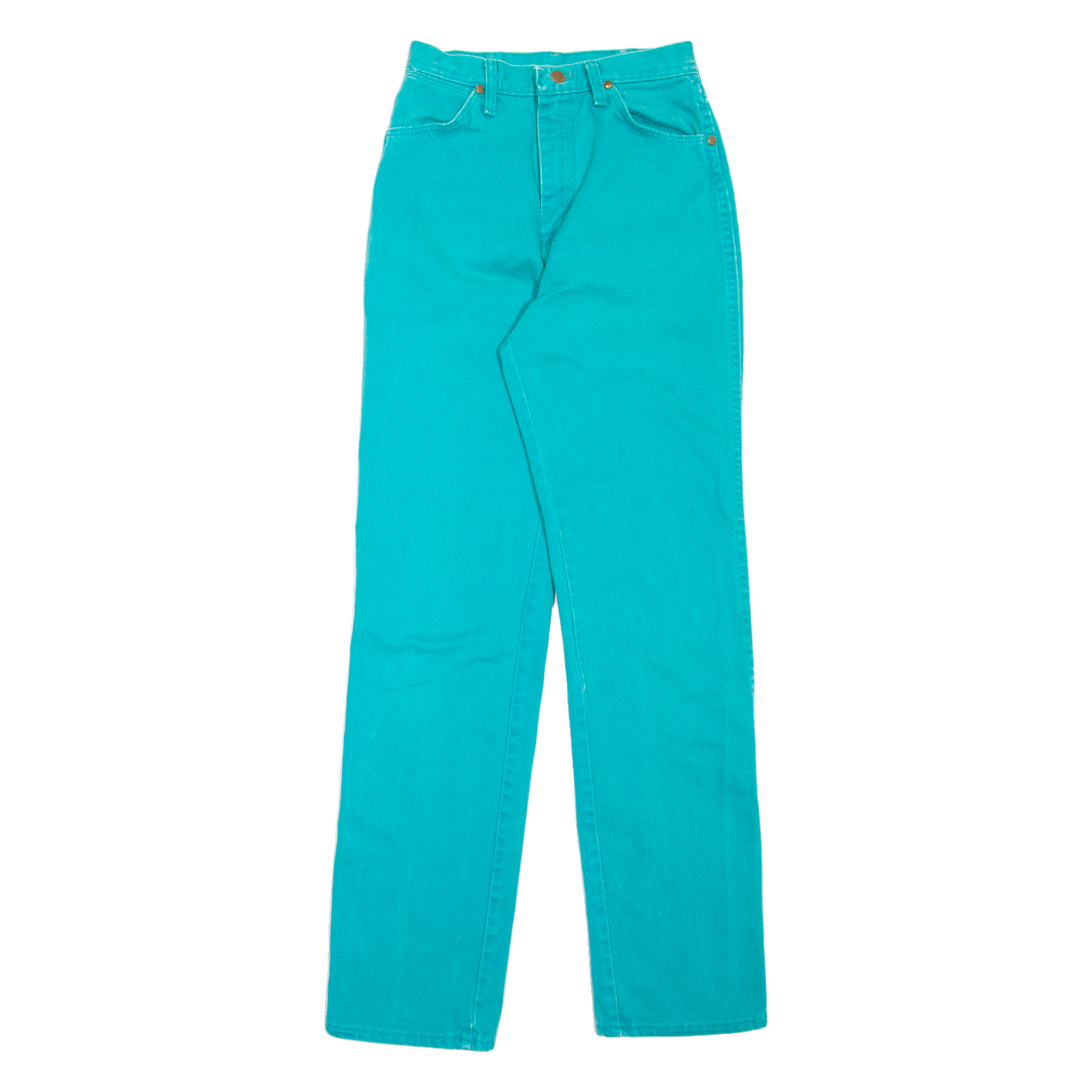 WRANGLER Womens Jeans Green Regular Straight W25 L32 Refurbished - N/A refurbished available on Cerqular