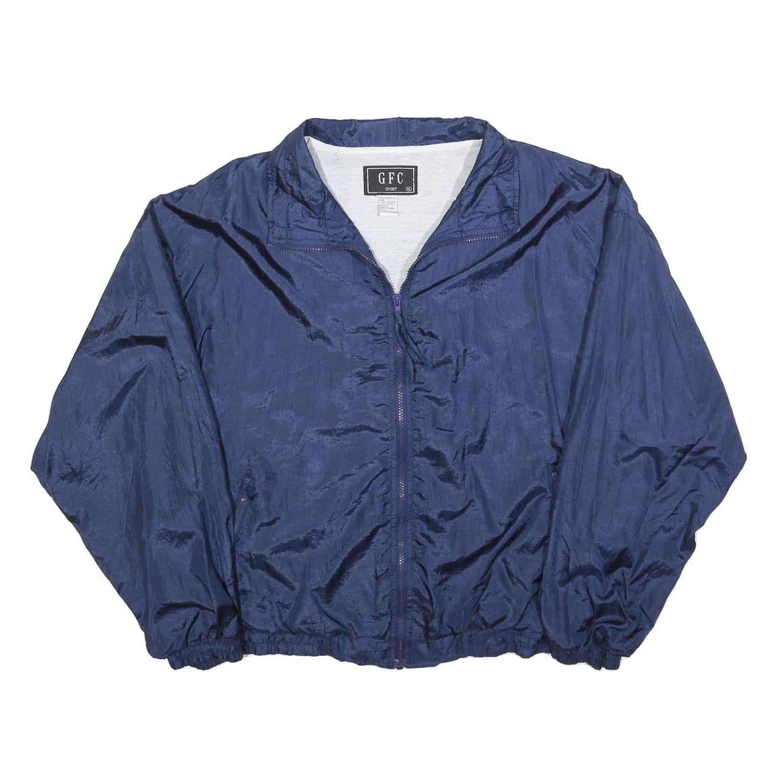 Buy GFC Mens Blue Nylon Zip Jacket XL Lightweight Plain Sports Casual Refurbished - $32.49 GFC Mens Blue Nylon Zip Jacket XL Lightweight Plain Sports Casual Refurbished - N/A refurbished available on Cerqular