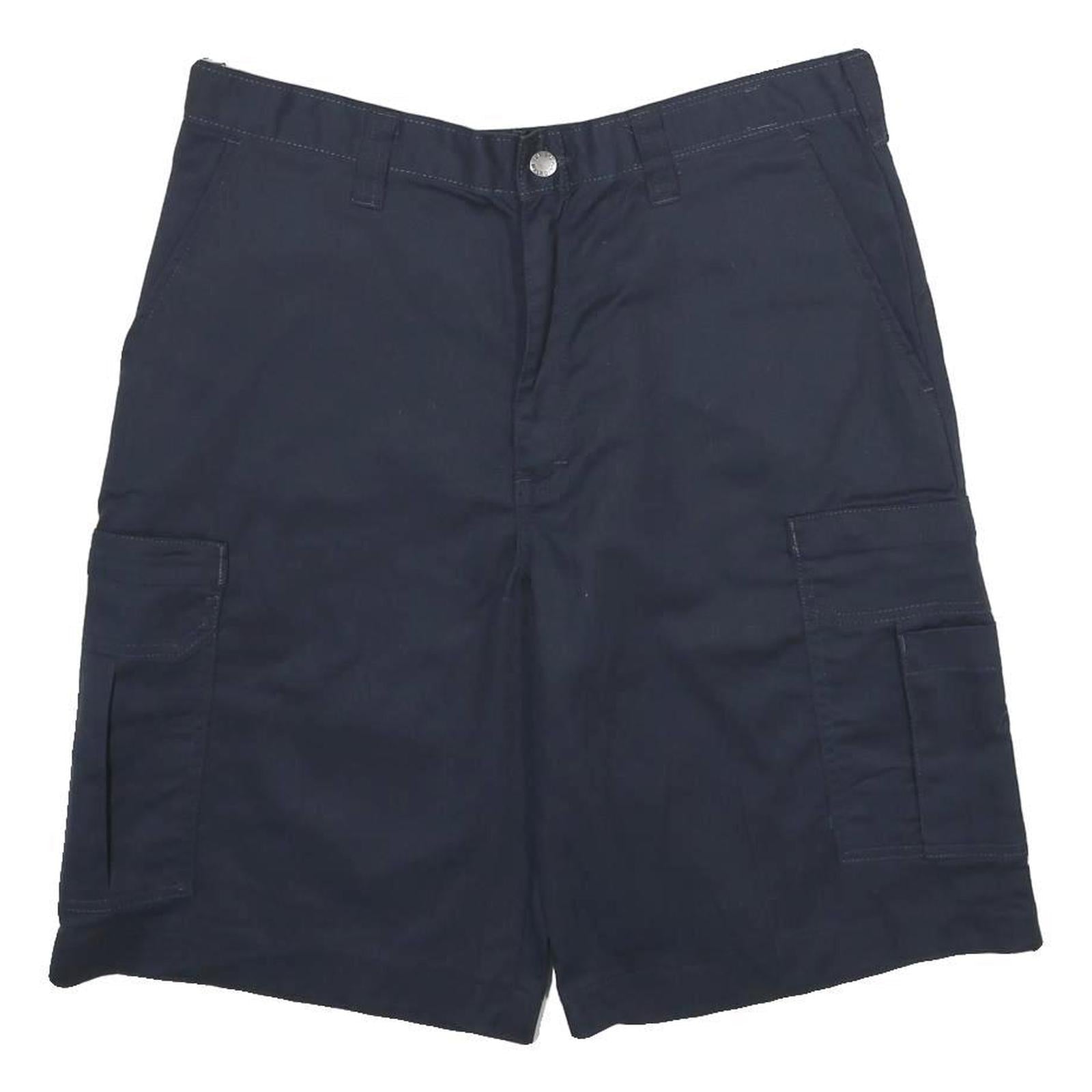 DICKIES Mens Navy Cargo Shorts L W34 Polyester Blend Casual Workwear Refurbished - N/A refurbished available on Cerqular
