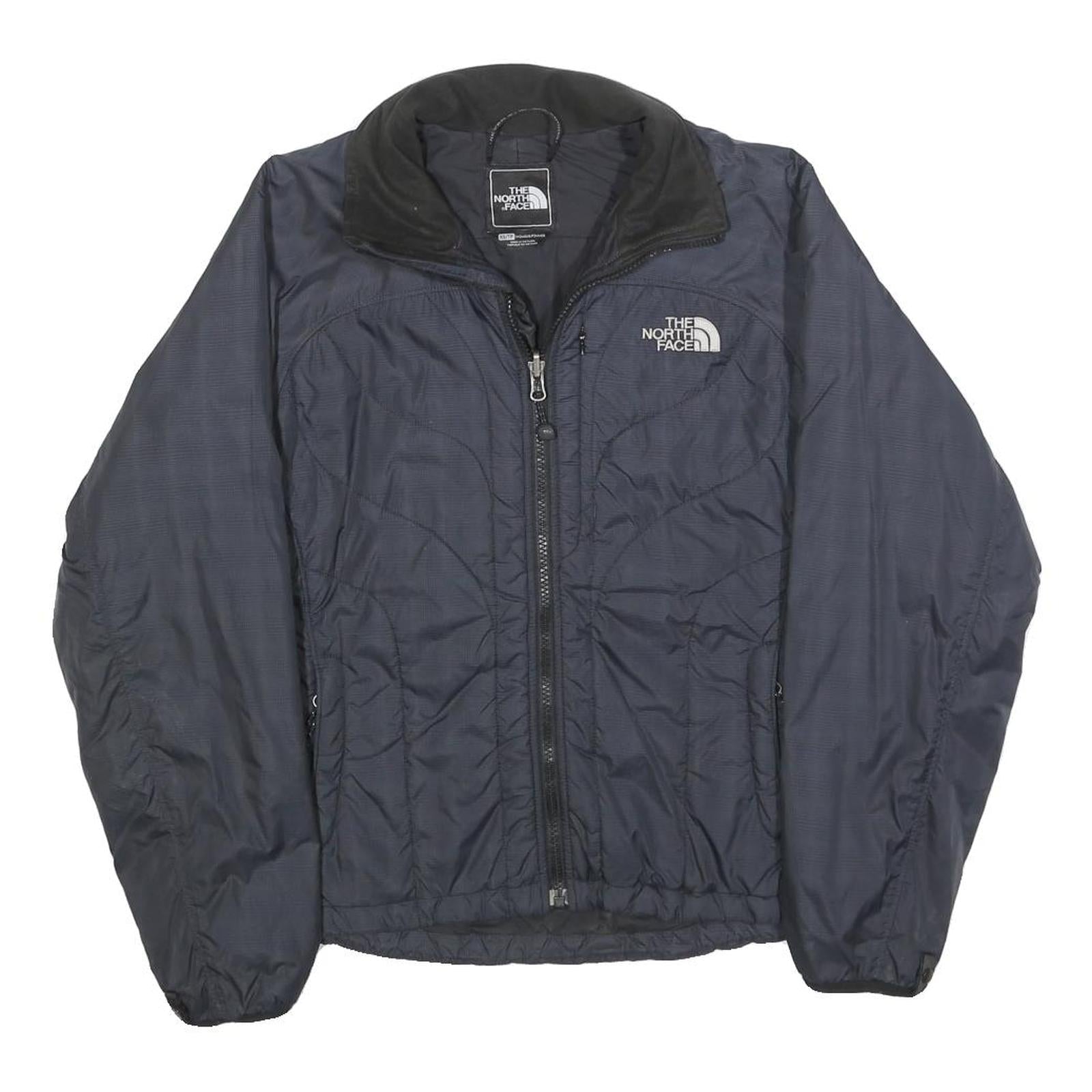 THE NORTH FACE Womens Black Outdoor Jacket XS Polyester Blend Zip Plain Refurbished - N/A refurbished available on Cerqular