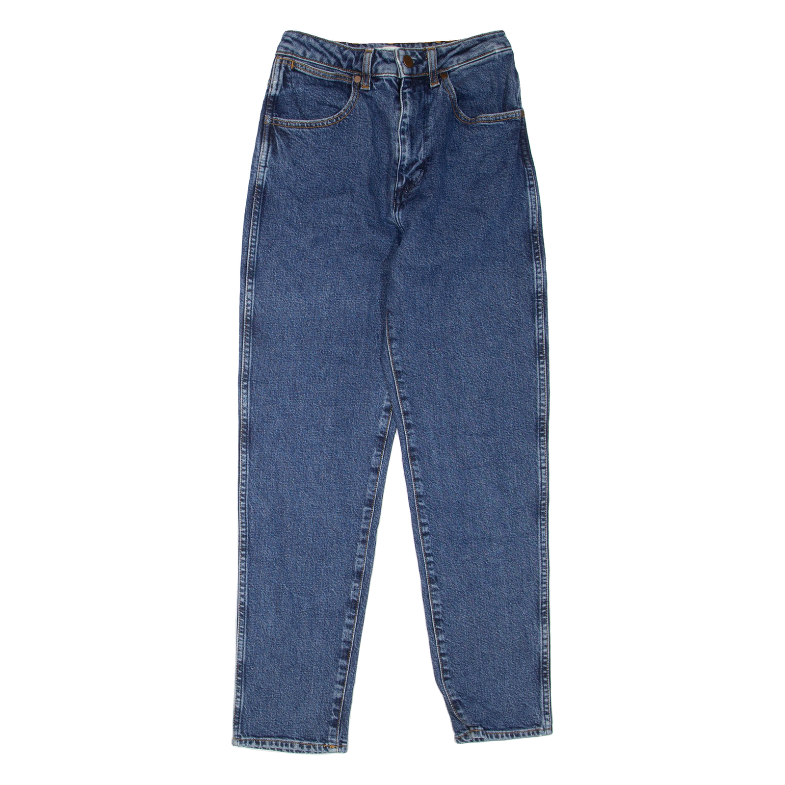 WRANGLER Womens Jeans Blue Regular Tapered W25 L28 Refurbished - N/A refurbished available on Cerqular