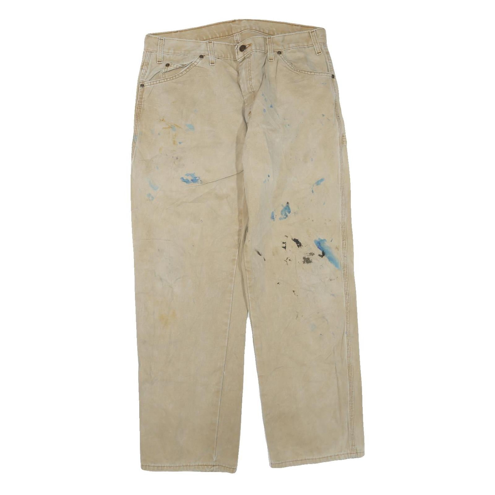 Buy DICKIES Mens Jeans Beige Regular Straight Denim W36 L32 Paint Splatter Refurbished - $37.69 DICKIES Mens Jeans Beige Regular Straight Denim W36 L32 Paint Splatter Refurbished - N/A refurbished available on Cerqular