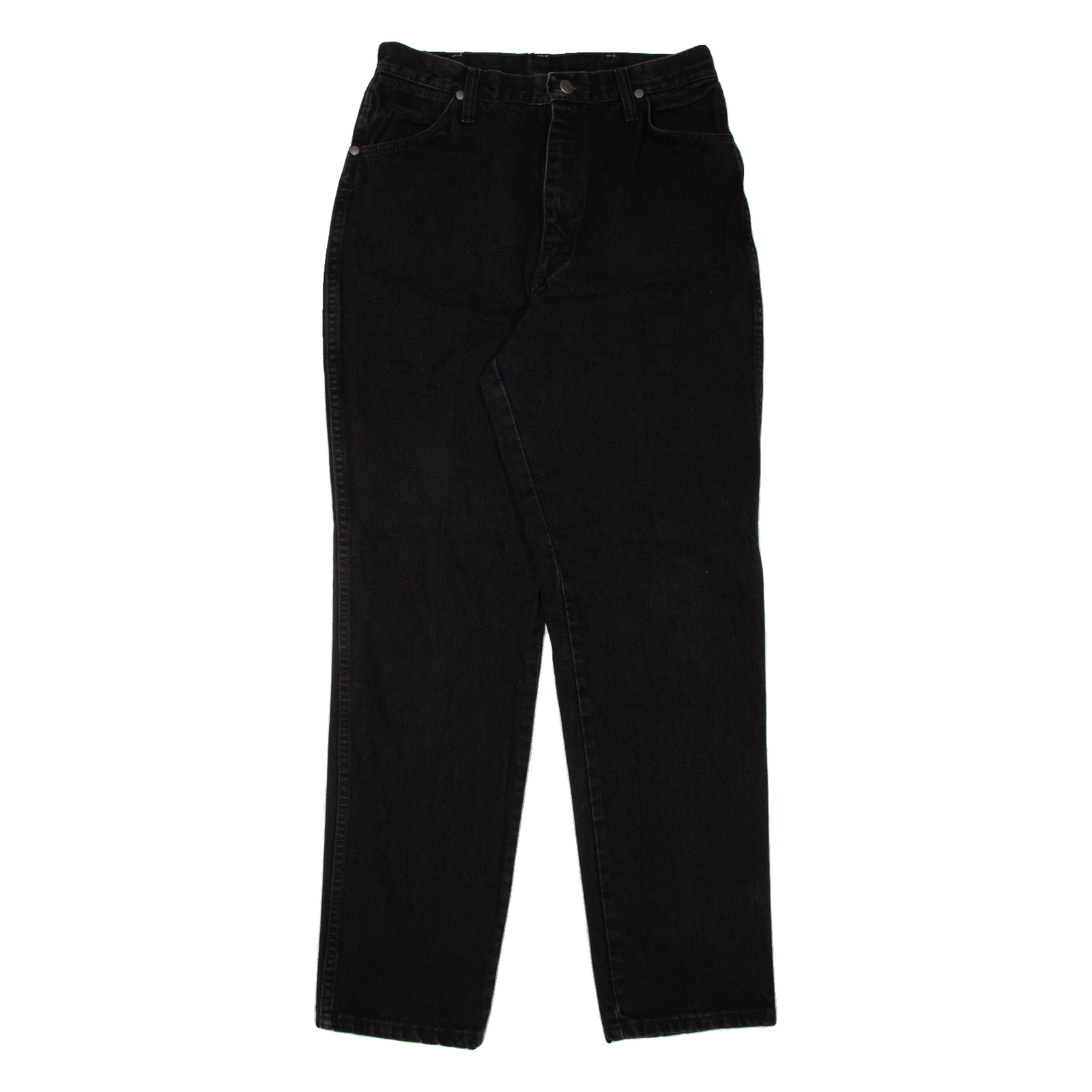 WRANGLER Womens Jeans Black Regular Mom W27 L32 Refurbished - N/A refurbished available on Cerqular