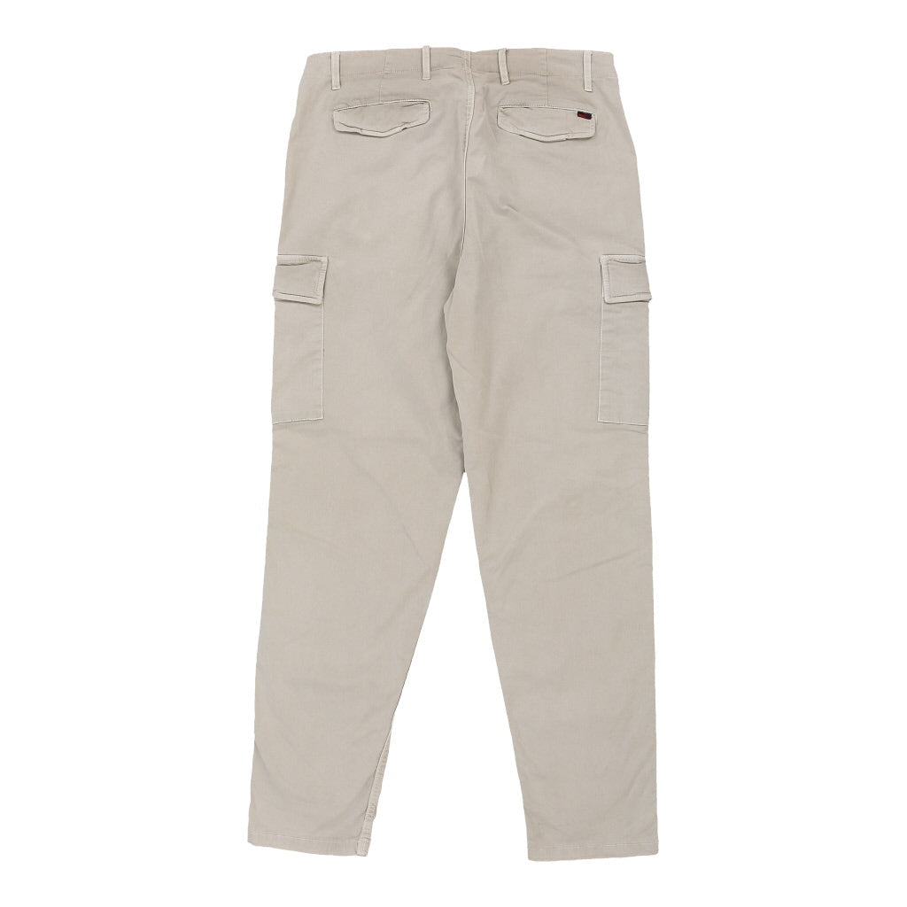 Kappa Cargo Trousers - 38W 32L Cream Cotton Refurbished - Thrifted (note: this is a term often used to describe second- refurbished available on Cerqular