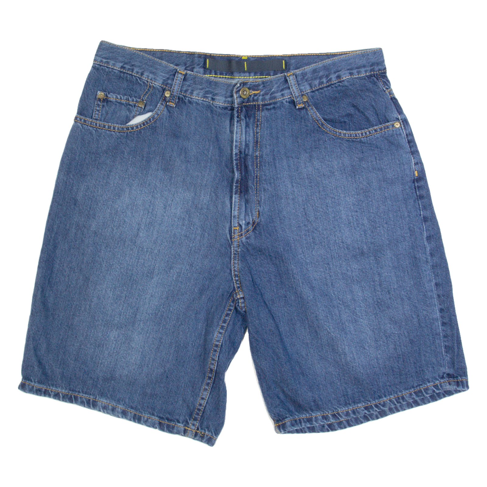 NAUTICA Mens Denim Shorts Blue Relaxed M W34 Refurbished - N/A refurbished available on Cerqular