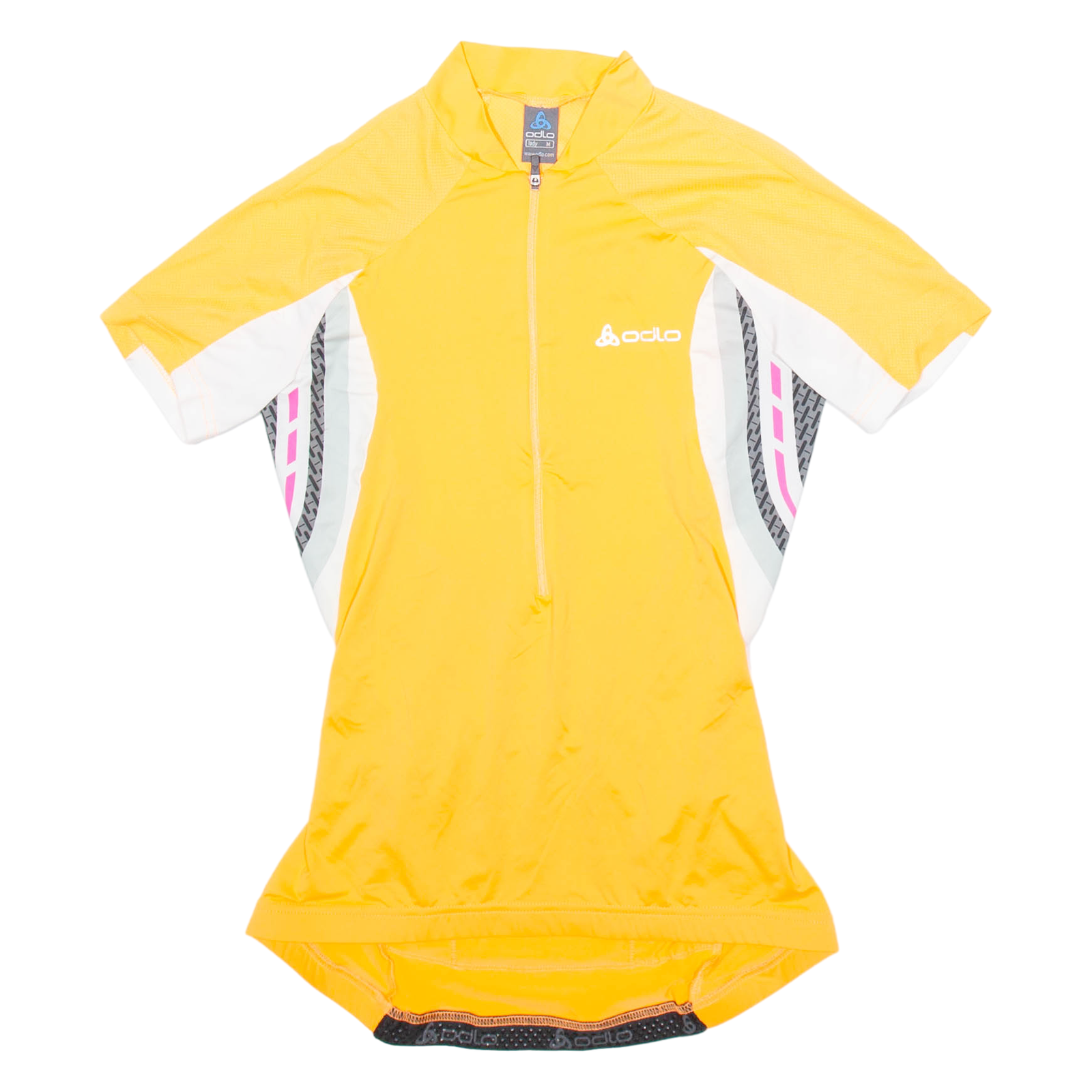 ODLO Cycling Womens Jersey Orange 1/2 Zip S Refurbished - N/A refurbished available on Cerqular