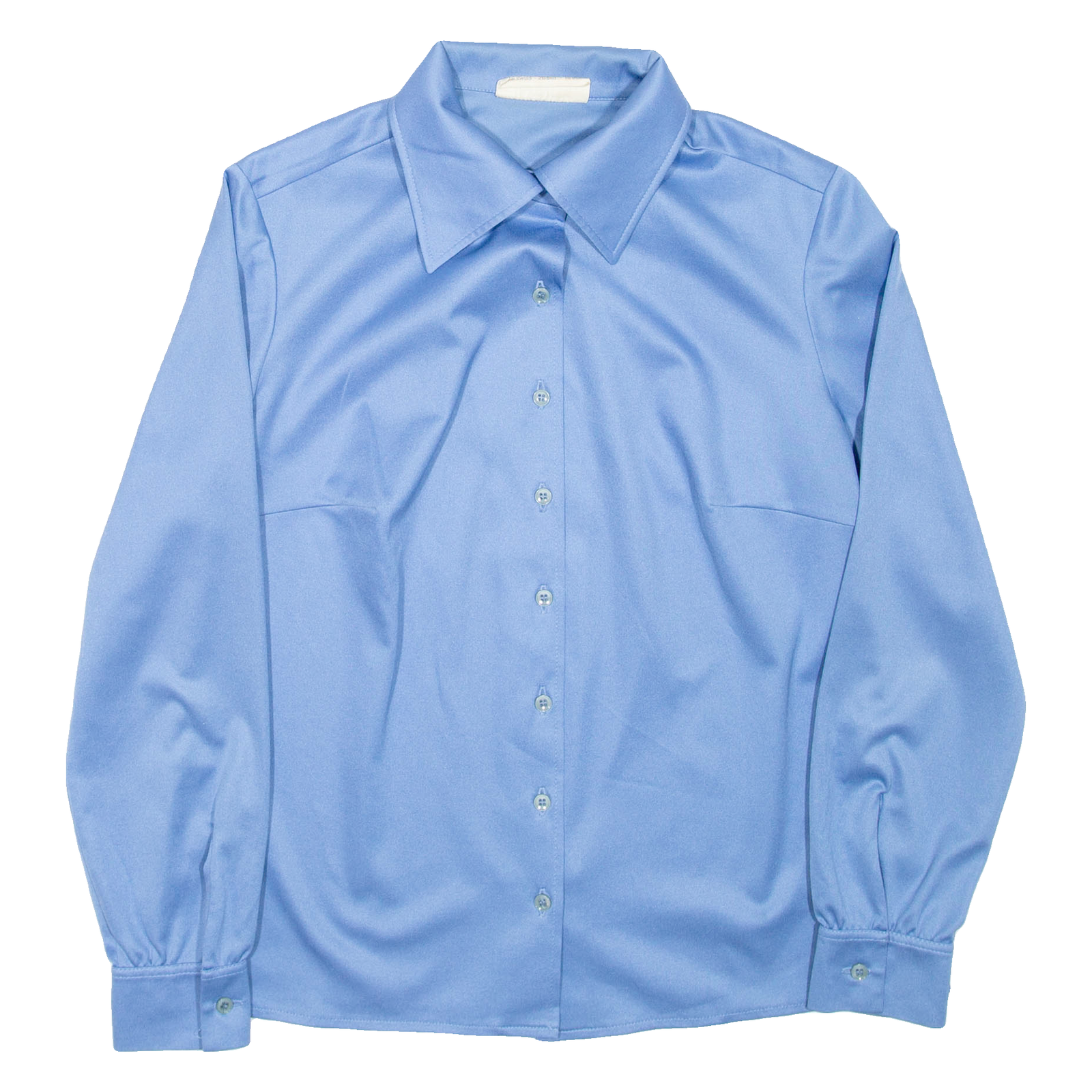 Womens Shirt Blue Collared Long Sleeve L Refurbished - N/A refurbished available on Cerqular