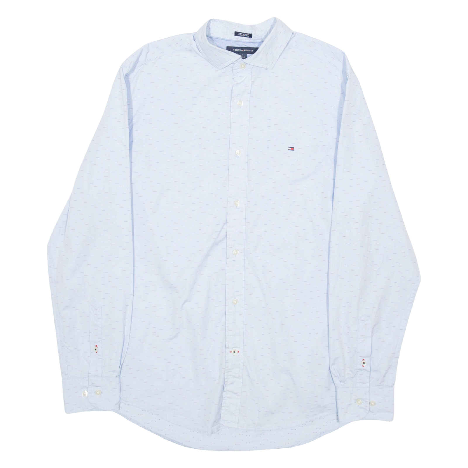 TOMMY HILFIGER Mens Shirt Blue Long Sleeve M Refurbished - N/A refurbished available on Cerqular