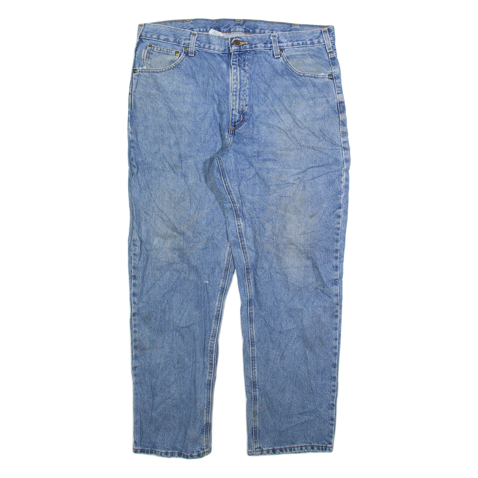 CARHARTT Mens Jeans Blue Relaxed Straight Stone Wash W40 L32 Refurbished - N/A refurbished available on Cerqular