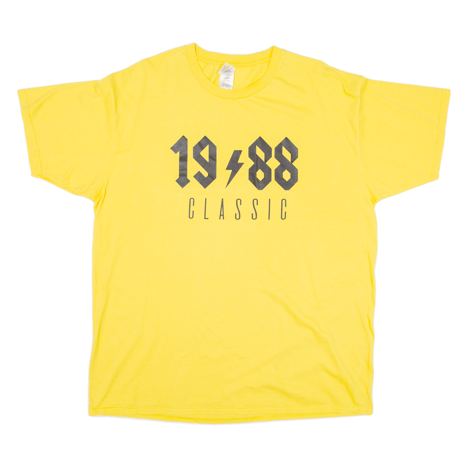 GILDAN Womens Band T-Shirt Yellow 3XL Refurbished - N/A refurbished available on Cerqular