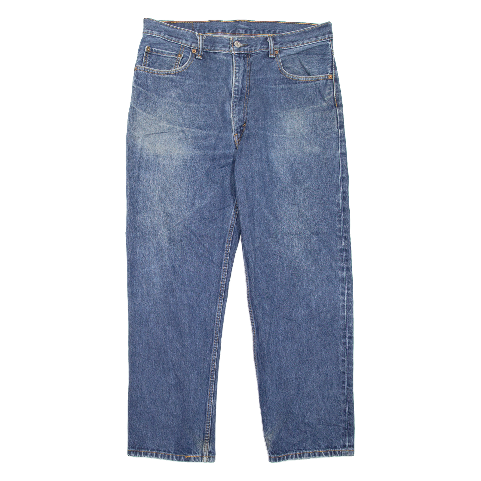 LEVI'S 550 Jeans Mens Blue Relaxed Tapered Stone Wash W36 L30 Refurbished - N/A refurbished available on Cerqular