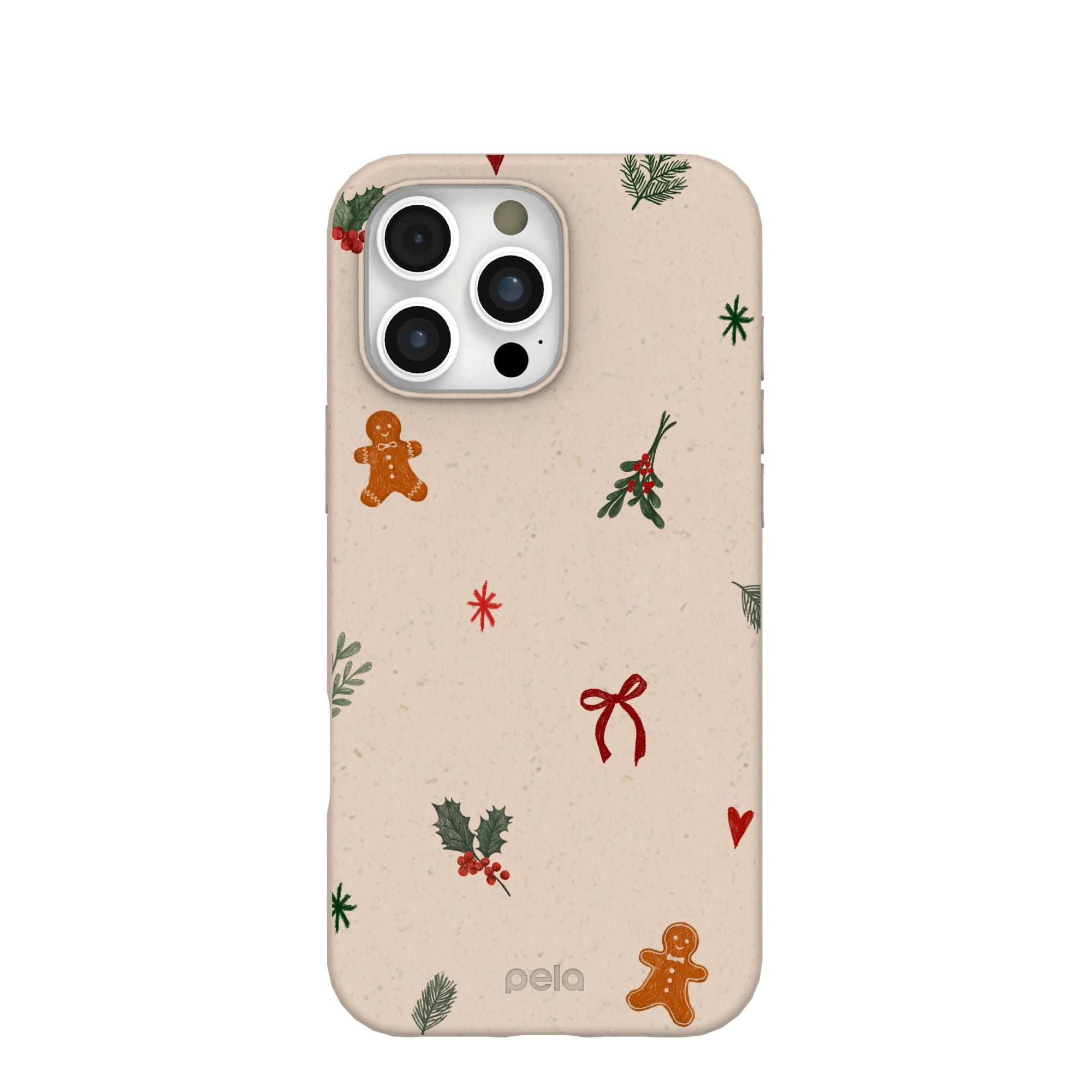 Seashell Be Merry iPhone 16 Pro Max Case Refurbished - Pela Case refurbished available on Cerqular