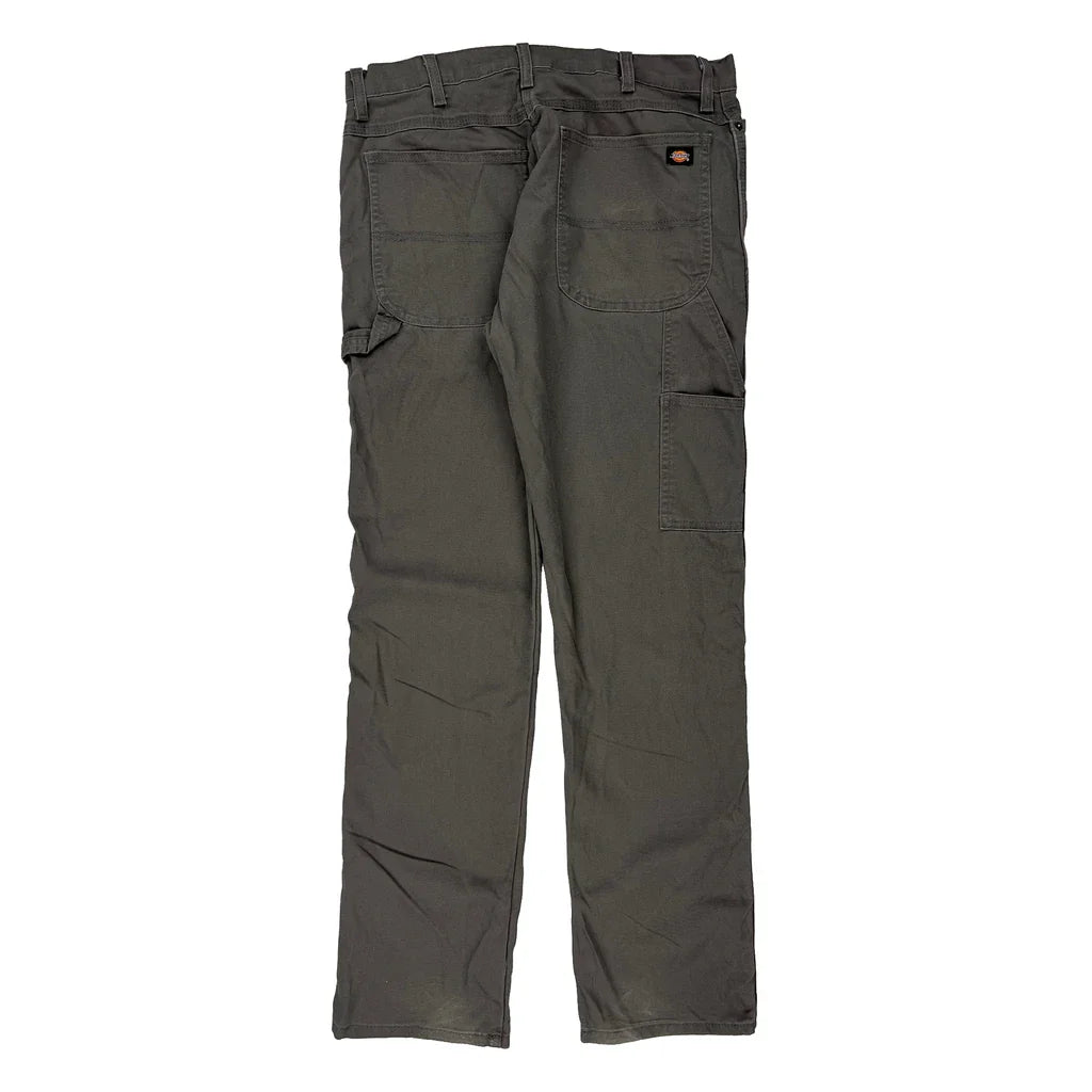 Buy Dickies Double Knee Carpenter Trousers - 34W 32L Grey Cotton Blend Refurbished - $36.84 Dickies Double Knee Carpenter Trousers - 34W 32L Grey Cotton Blend Refurbished - Thrifted (note: this is a term often used to describe second- refurbished available on Cerqular