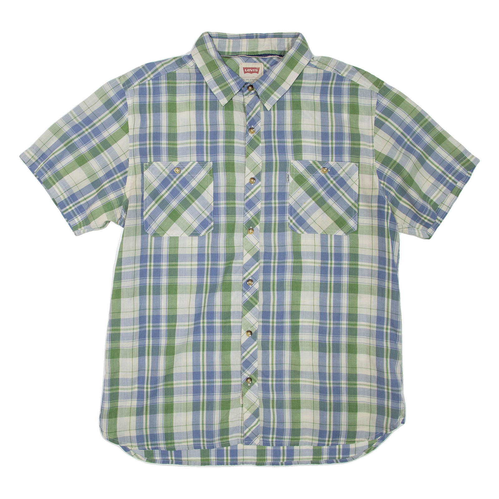 Buy LEVI'S Modern Mens Shirt Green Check XL Refurbished - $31.19 LEVI'S Modern Mens Shirt Green Check XL Refurbished - N/A refurbished available on Cerqular