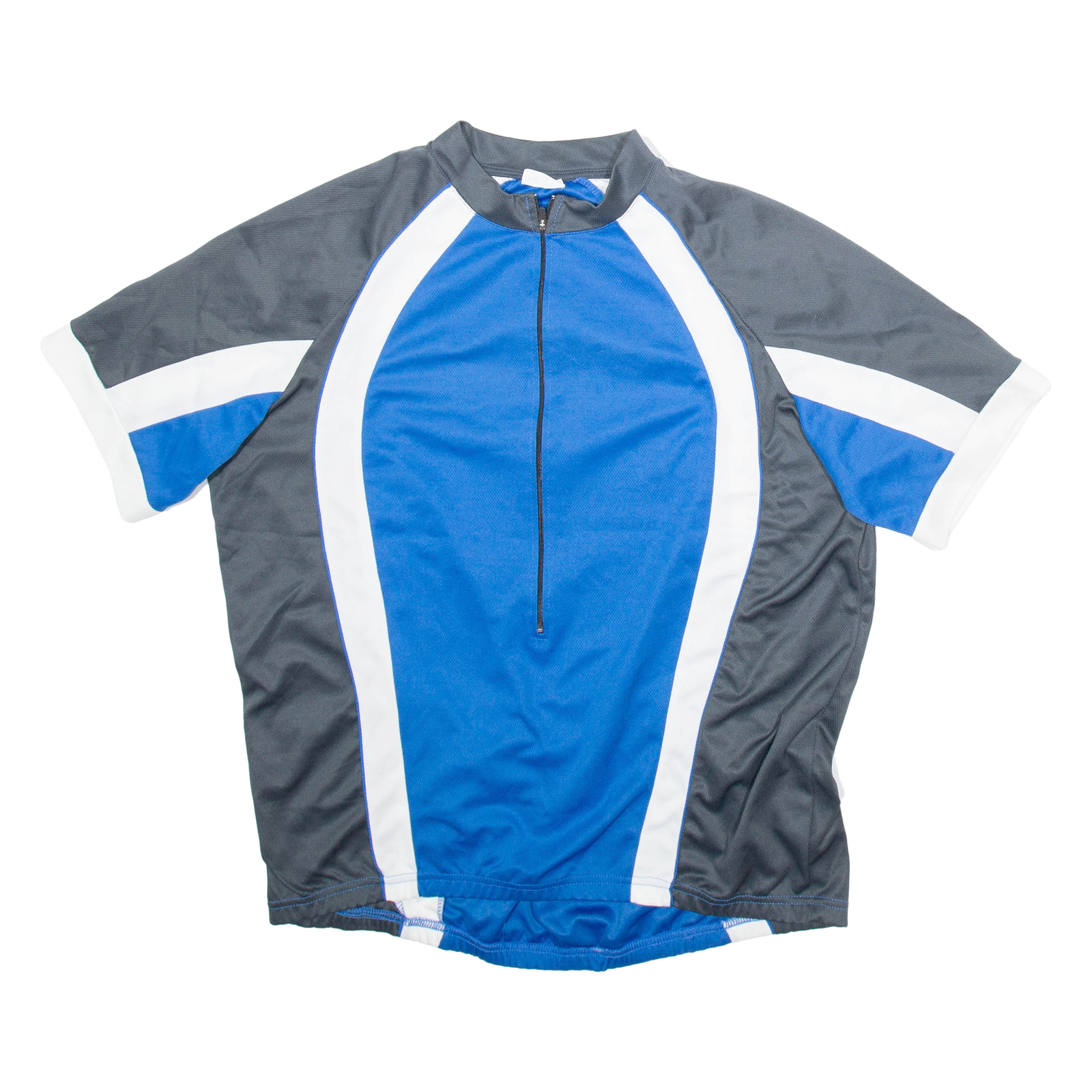 Cycling Mens Jersey Blue 1/2 Zip XL Refurbished - N/A refurbished available on Cerqular