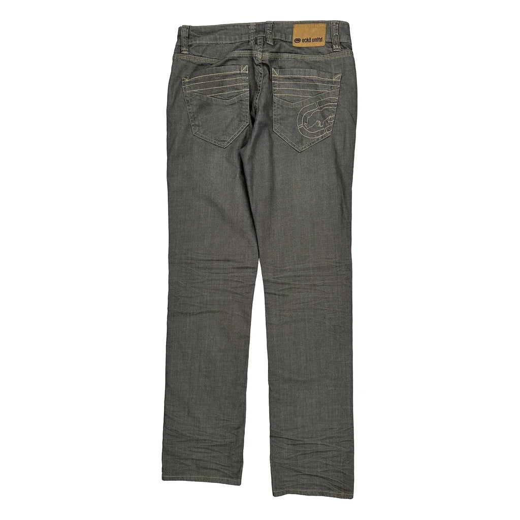 Ecko Unltd Jeans - 31W 31L Grey Cotton Refurbished - Thrifted (note: this is a term often used to describe second- refurbished available on Cerqular