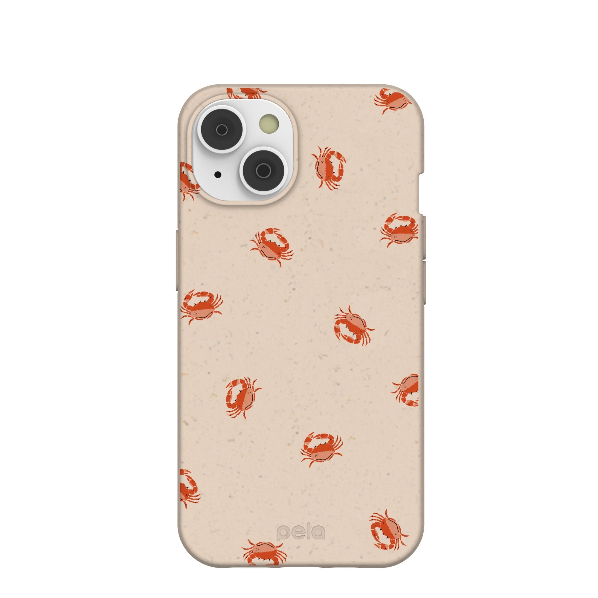 Seashell Lil Crabby iPhone 14/16e Case Refurbished - Pela Case refurbished available on Cerqular