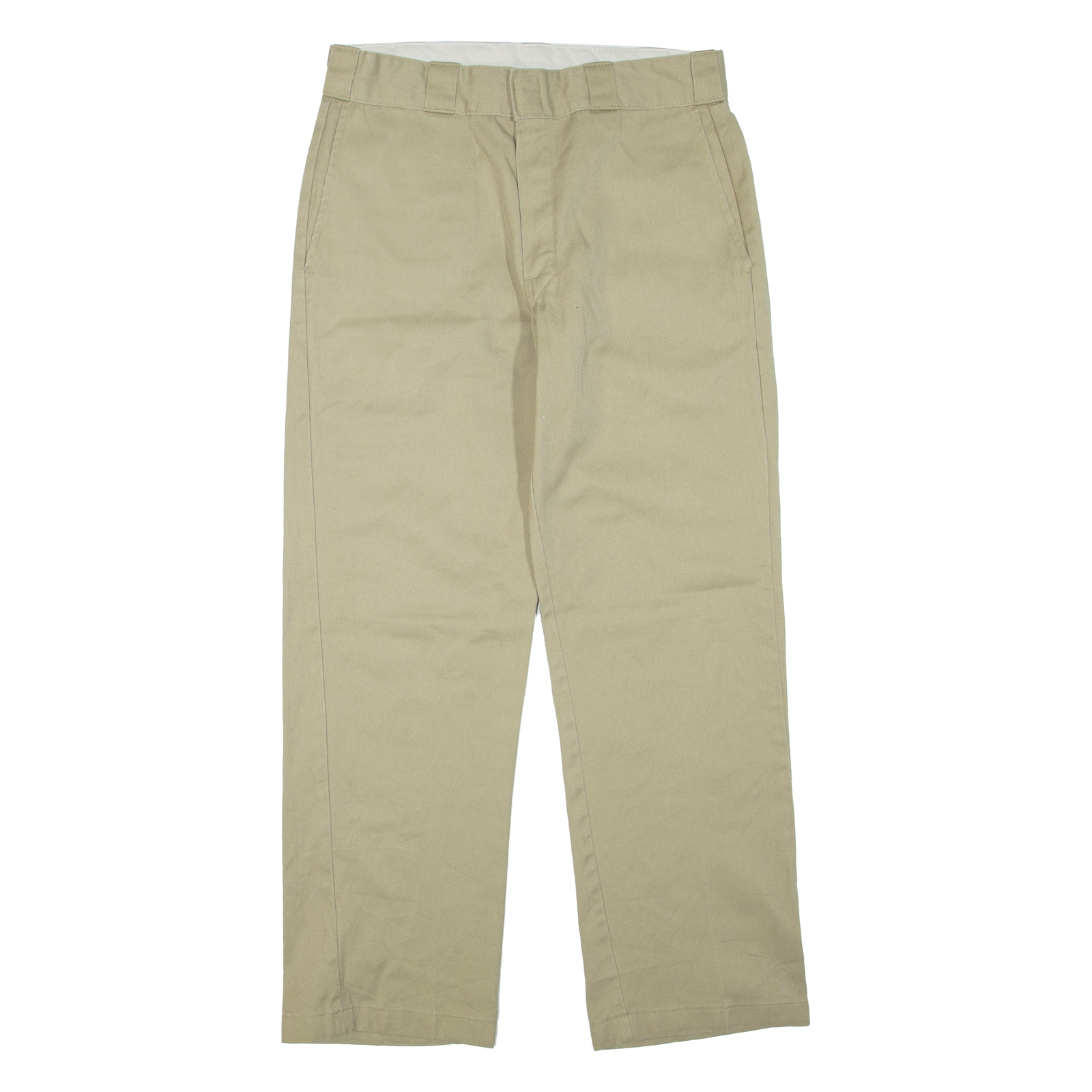 DICKIES Mens Trousers Beige Regular Straight W32 L30 Refurbished - N/A refurbished available on Cerqular