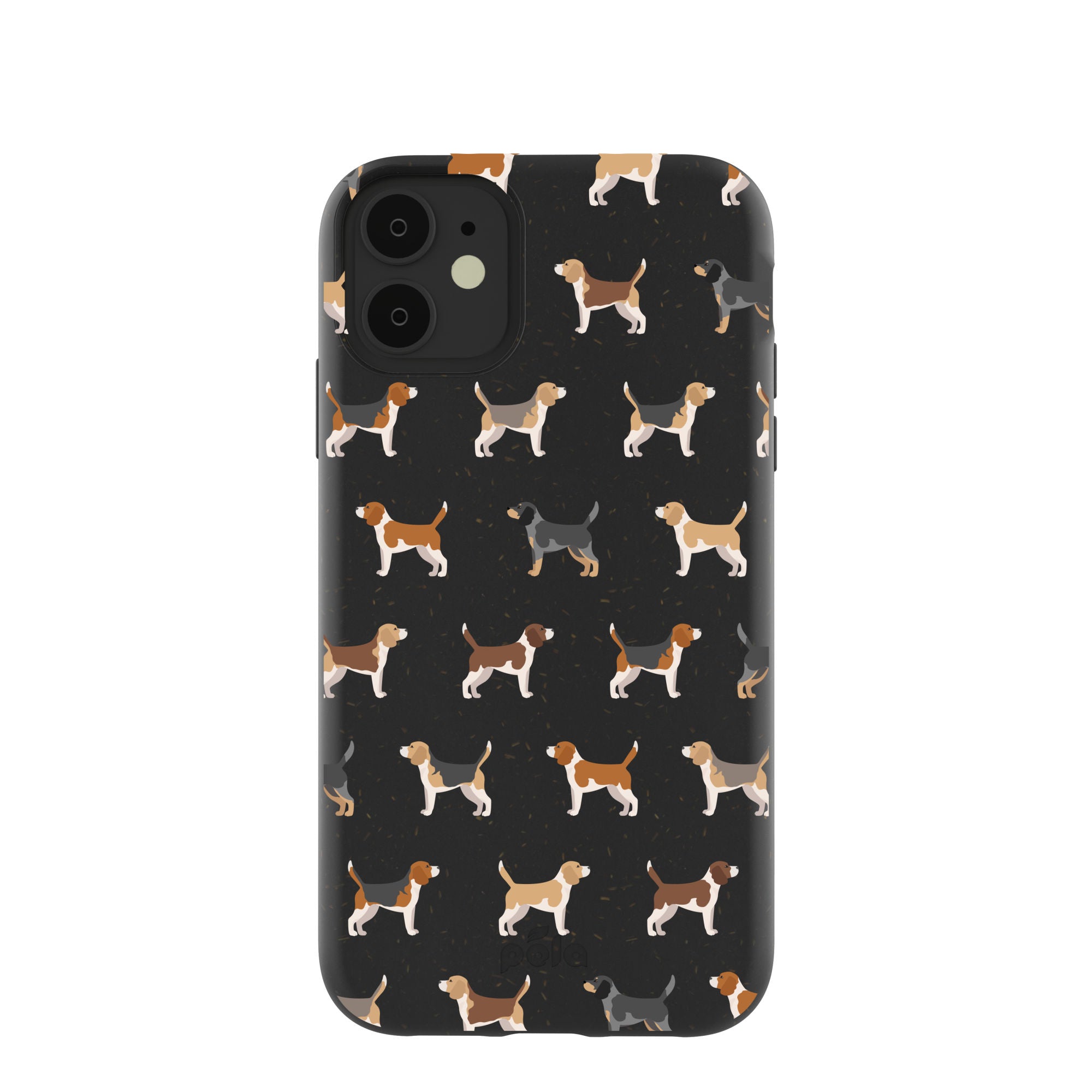 Black Beagle Buds iPhone 11 Case Refurbished - Pela Case refurbished available on Cerqular