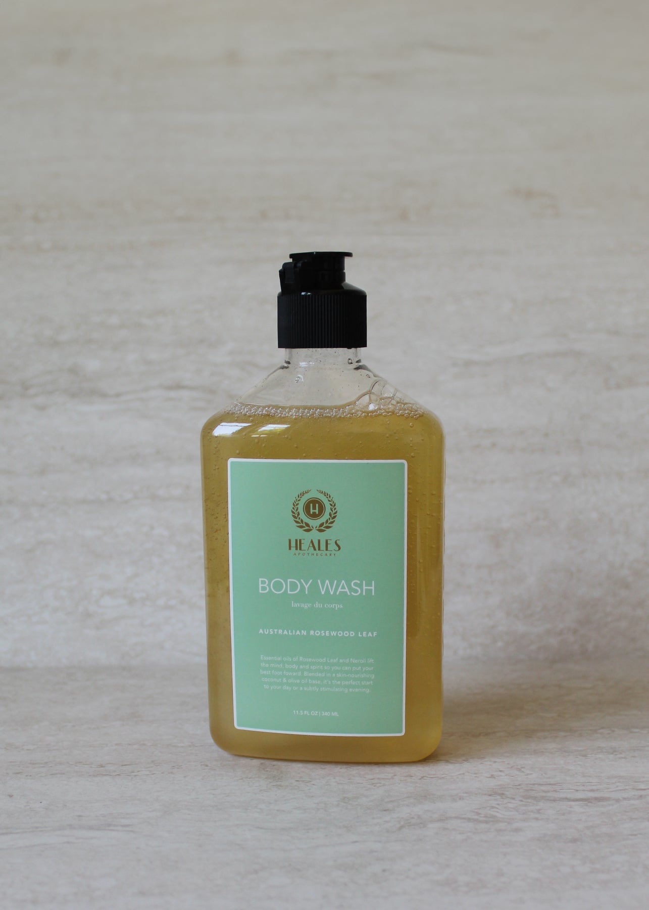 Heales Apothecary Organic Body Wash | Scent: Australian Rosewood Leaf Refurbished - Murchison-Hume refurbished available on Cerqular