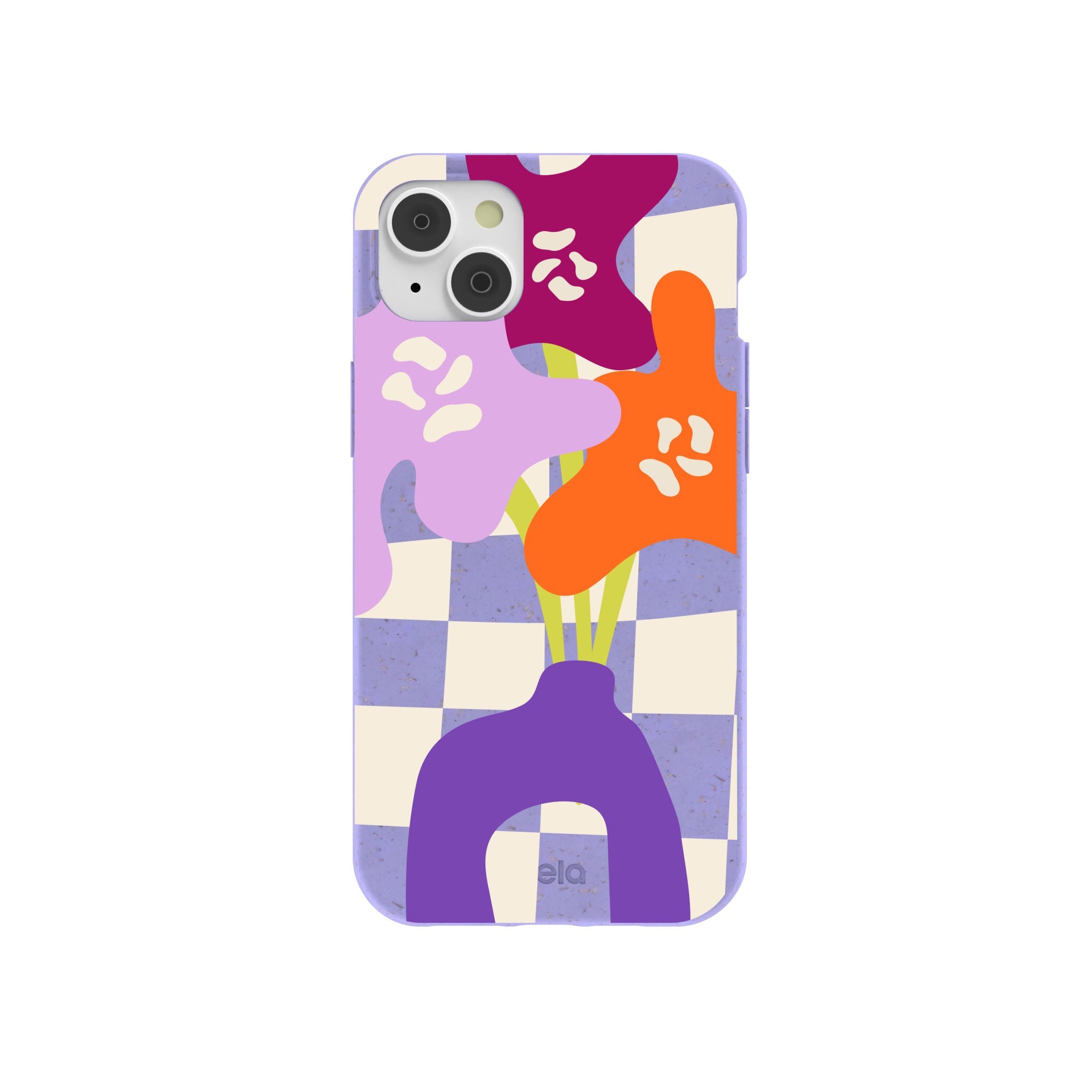 Lavender Bright Blooms iPhone 14 Plus Case Refurbished - Pela Case refurbished available on Cerqular