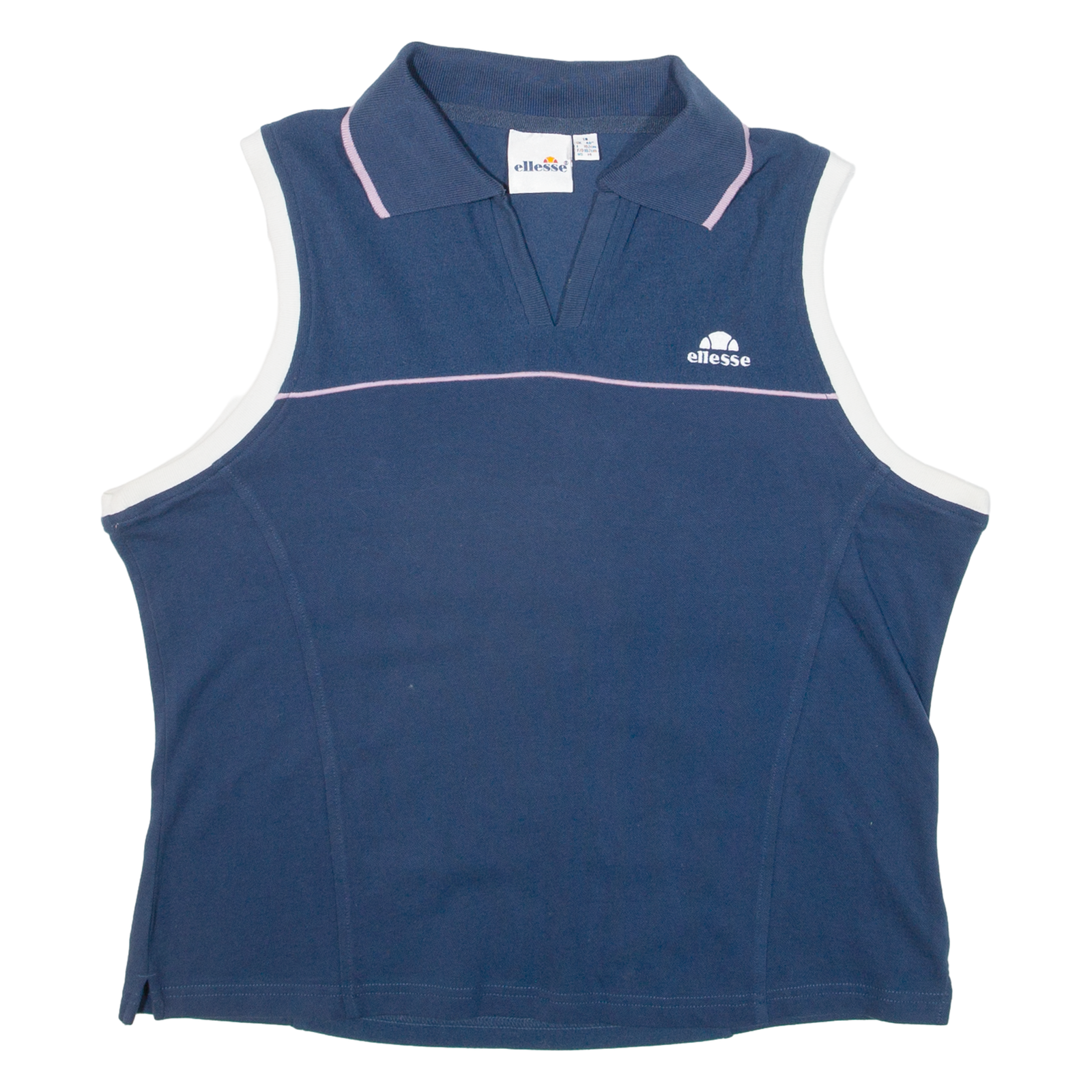 ELLESSE Womens Polo Shirt Blue Sleeveless M Refurbished - N/A refurbished available on Cerqular