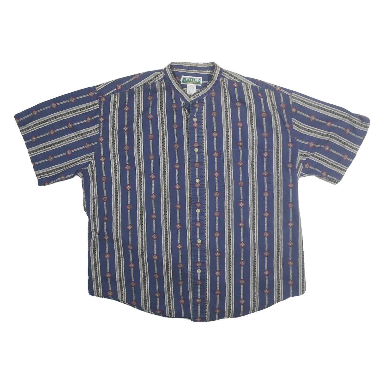 Buy IVY CLUB Mens Blue Pattern Shirt L Casual Button Cotton Summer Refurbished - $16.89 IVY CLUB Mens Blue Pattern Shirt L Casual Button Cotton Summer Refurbished - N/A refurbished available on Cerqular