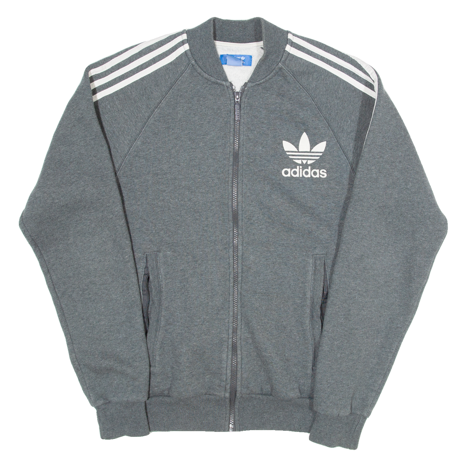 ADIDAS Womens Track Jacket Grey S Refurbished - N/A refurbished available on Cerqular
