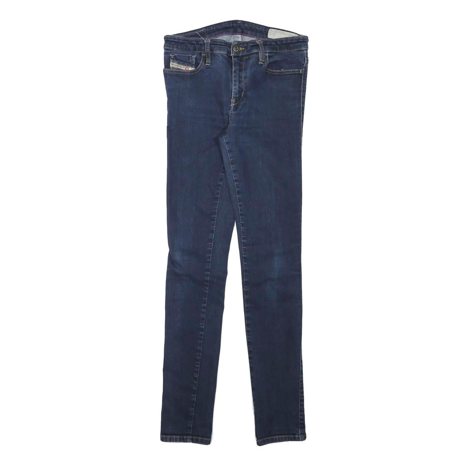 DIESEL Womens Jeans Blue Slim Skinny Denim Medium W27 L30 Stretch Zip Fastening Refurbished - N/A refurbished available on Cerqular